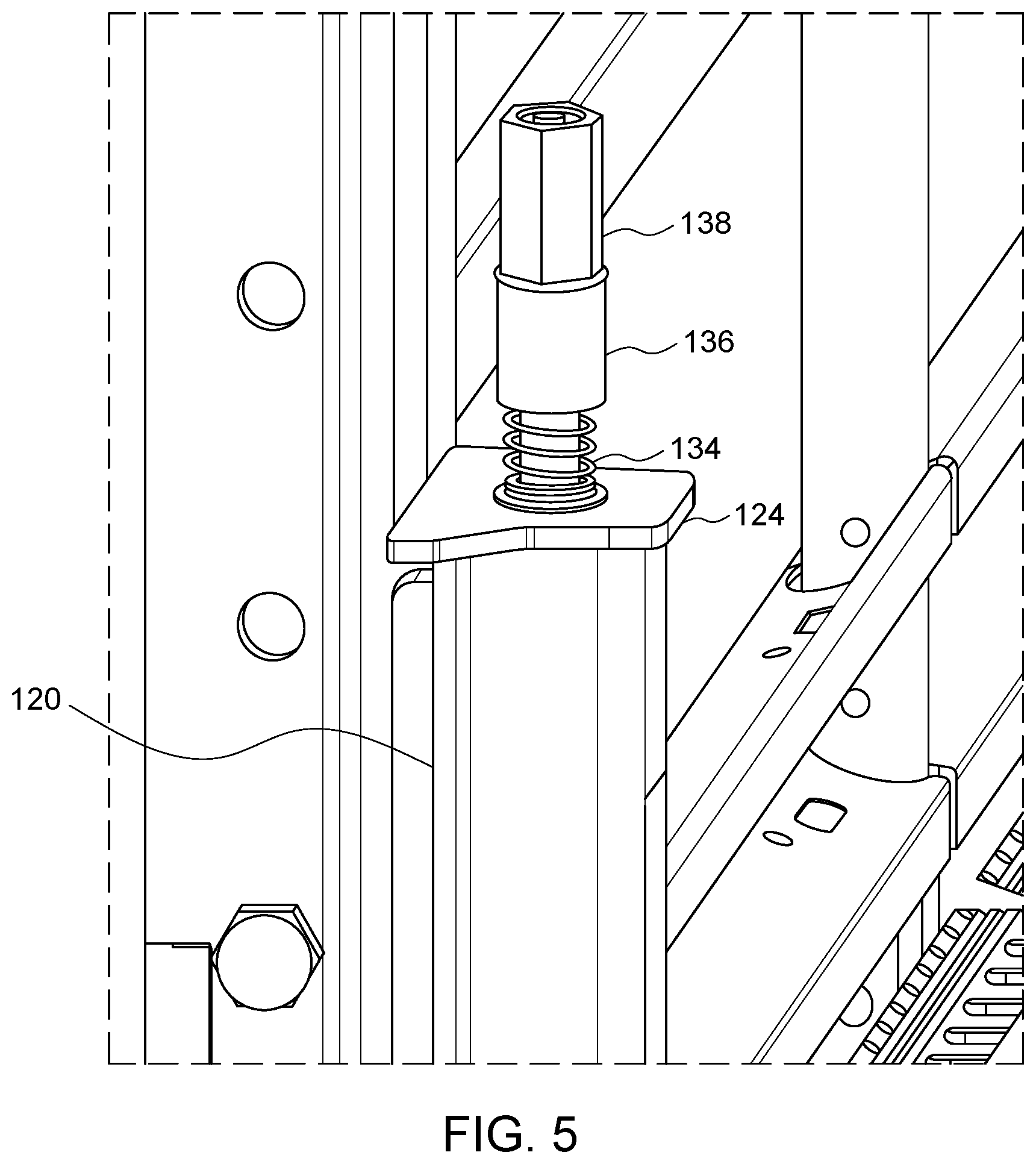Patent US12305410 Figure 5 – Striking element and method