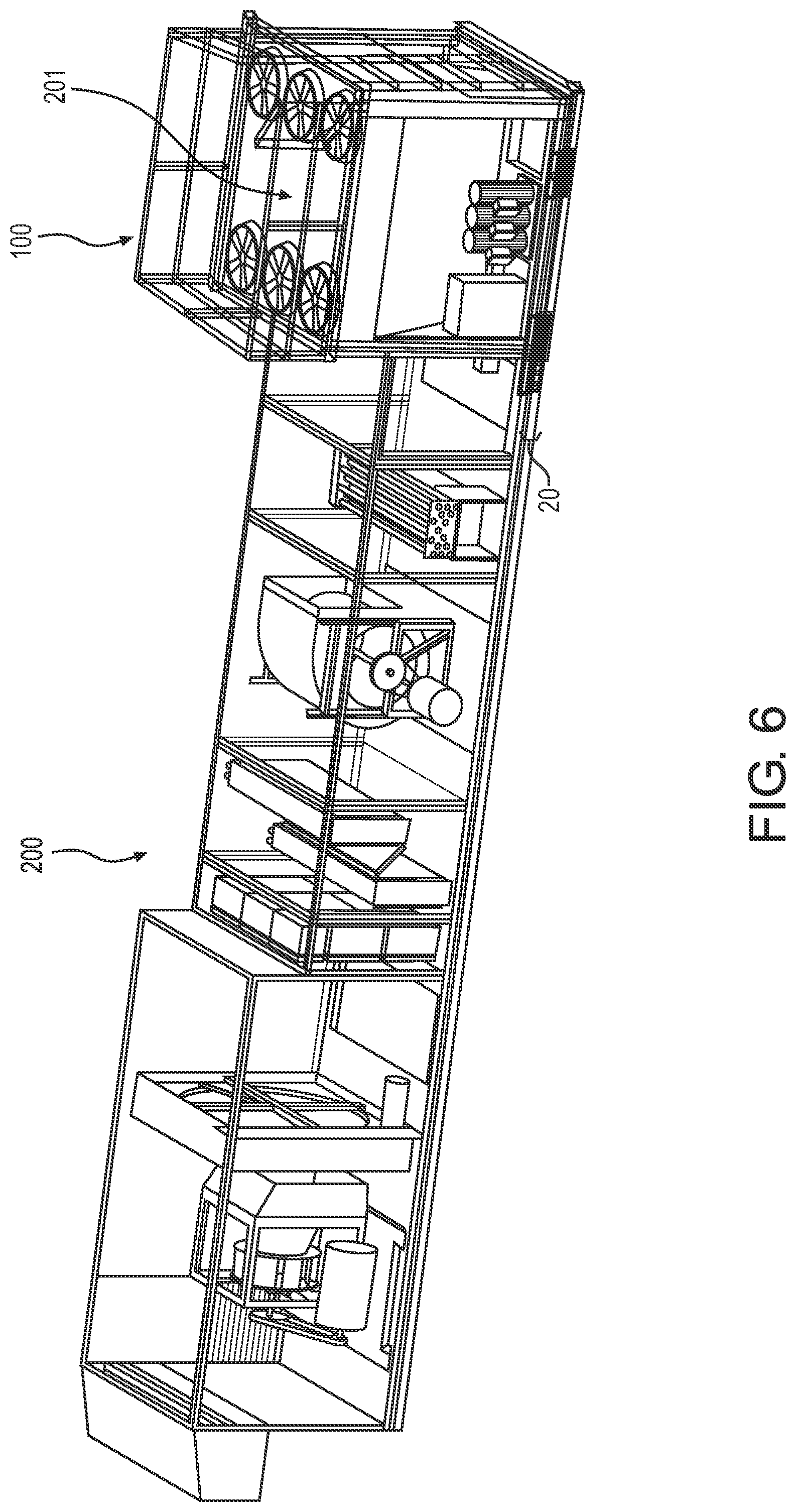 Patent US12305411 Figure 6 – System for accessing and/or allowing safe movement on a unit mounted on a structural support