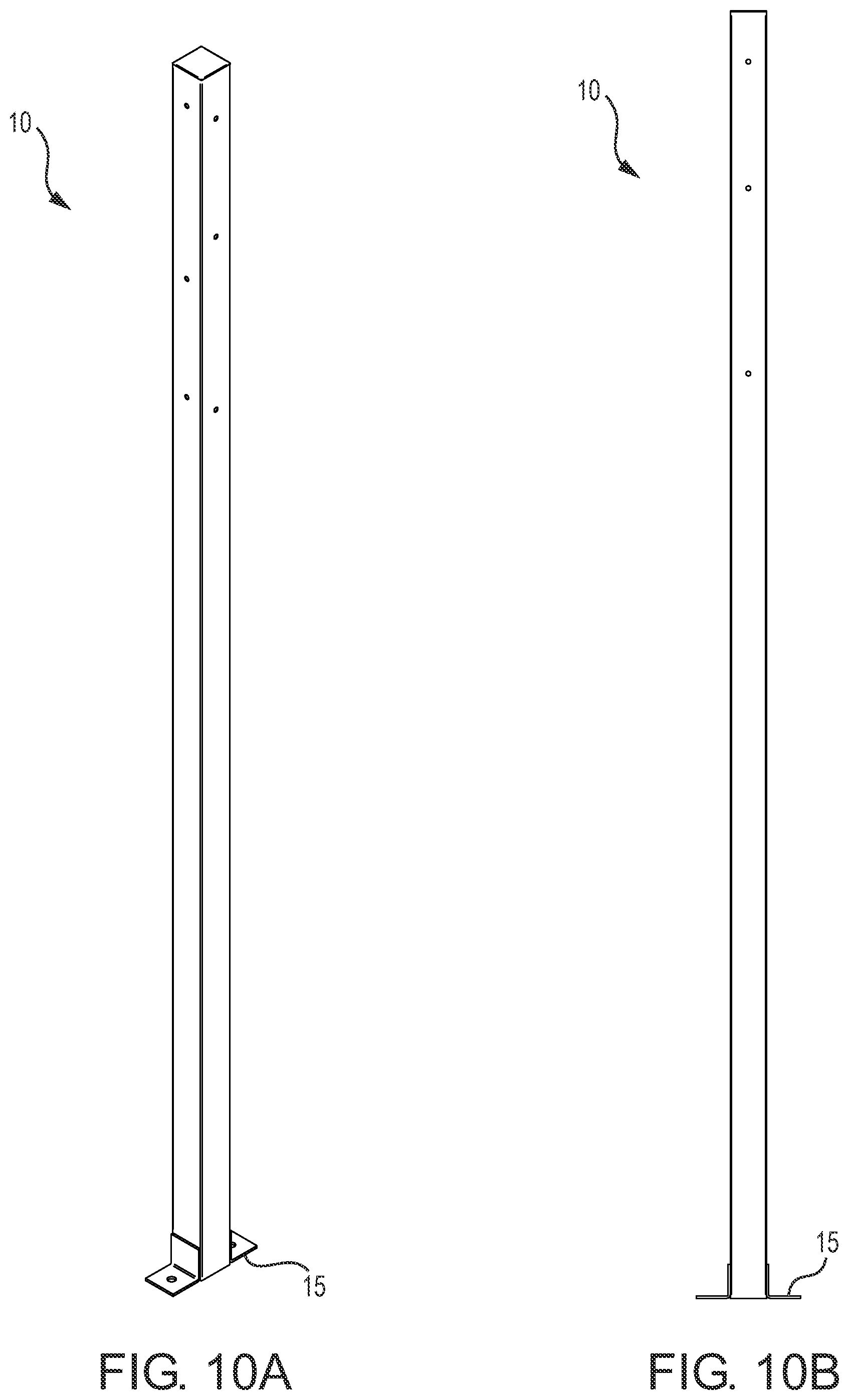 Patent US12305411 Figure 11 – System for accessing and/or allowing safe movement on a unit mounted on a structural support