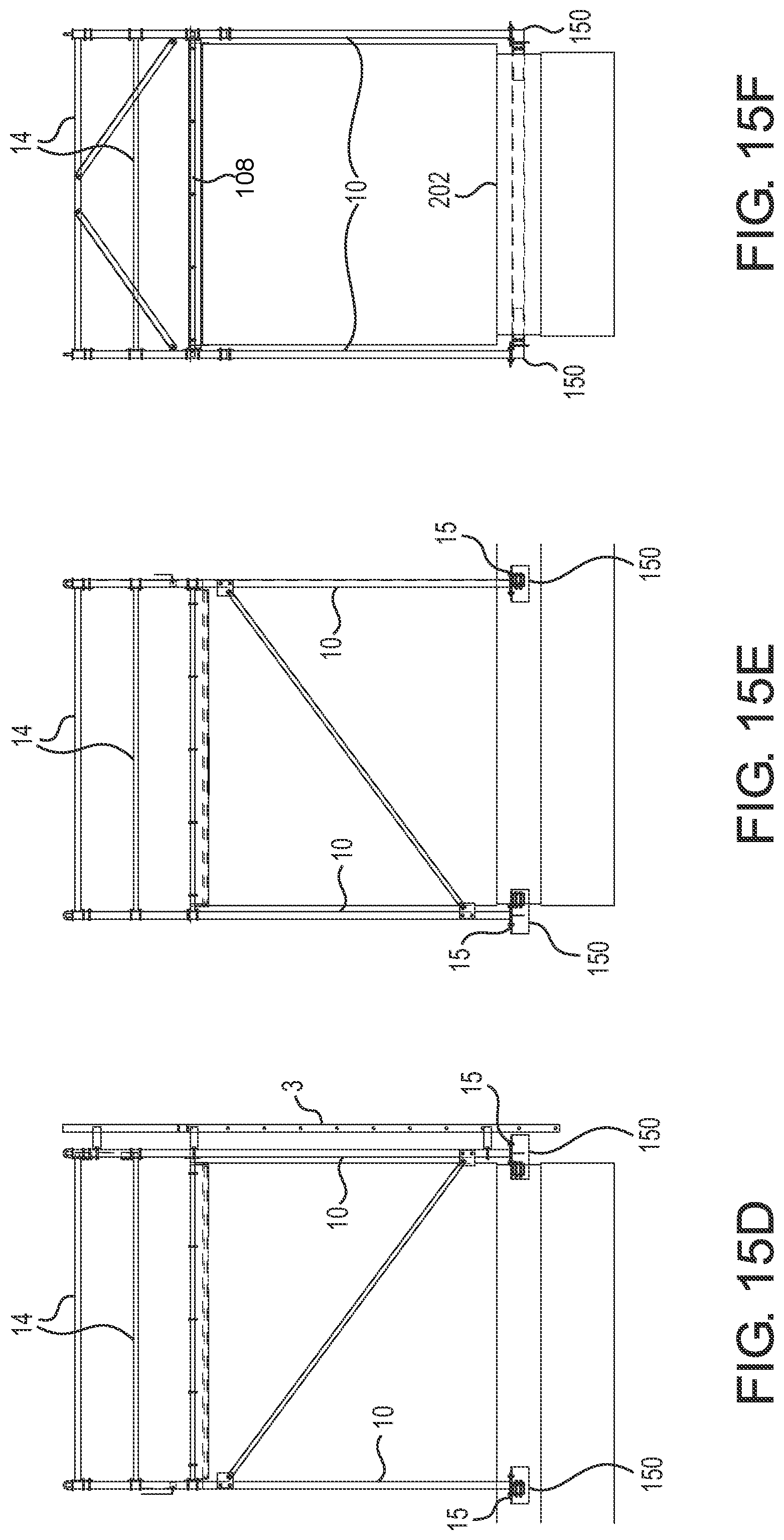 Patent US12305411 Figure 17 – System for accessing and/or allowing safe movement on a unit mounted on a structural support