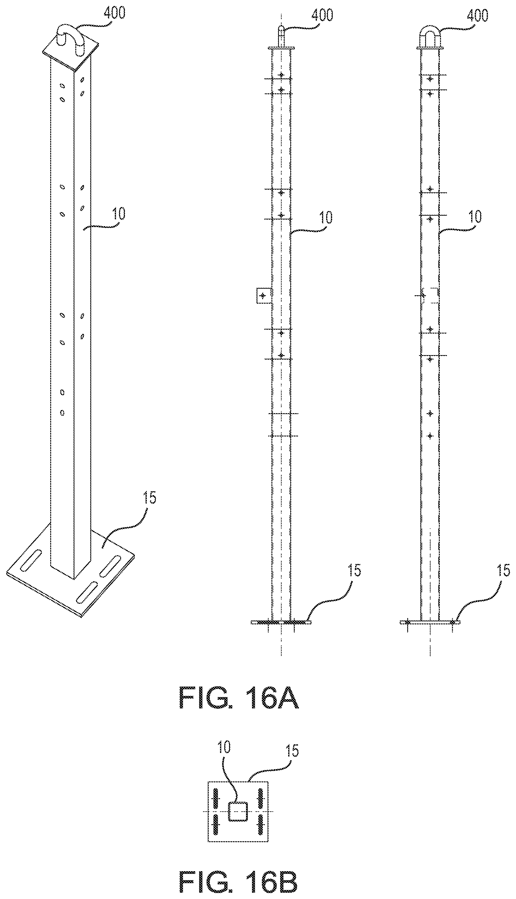 Patent US12305411 Figure 18 – System for accessing and/or allowing safe movement on a unit mounted on a structural support