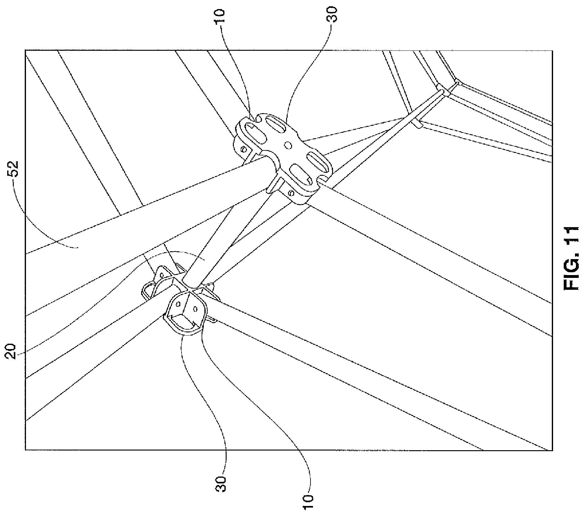 Patent US12305413 Figure 11 – Shelter and hub system