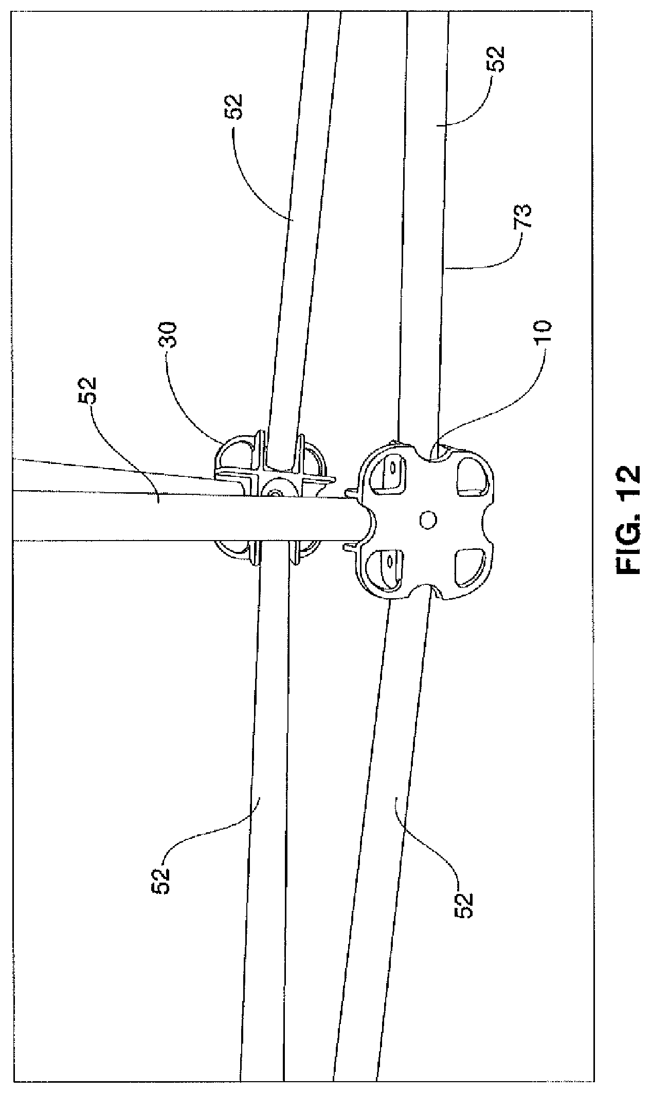 Patent US12305413 Figure 12 – Shelter and hub system