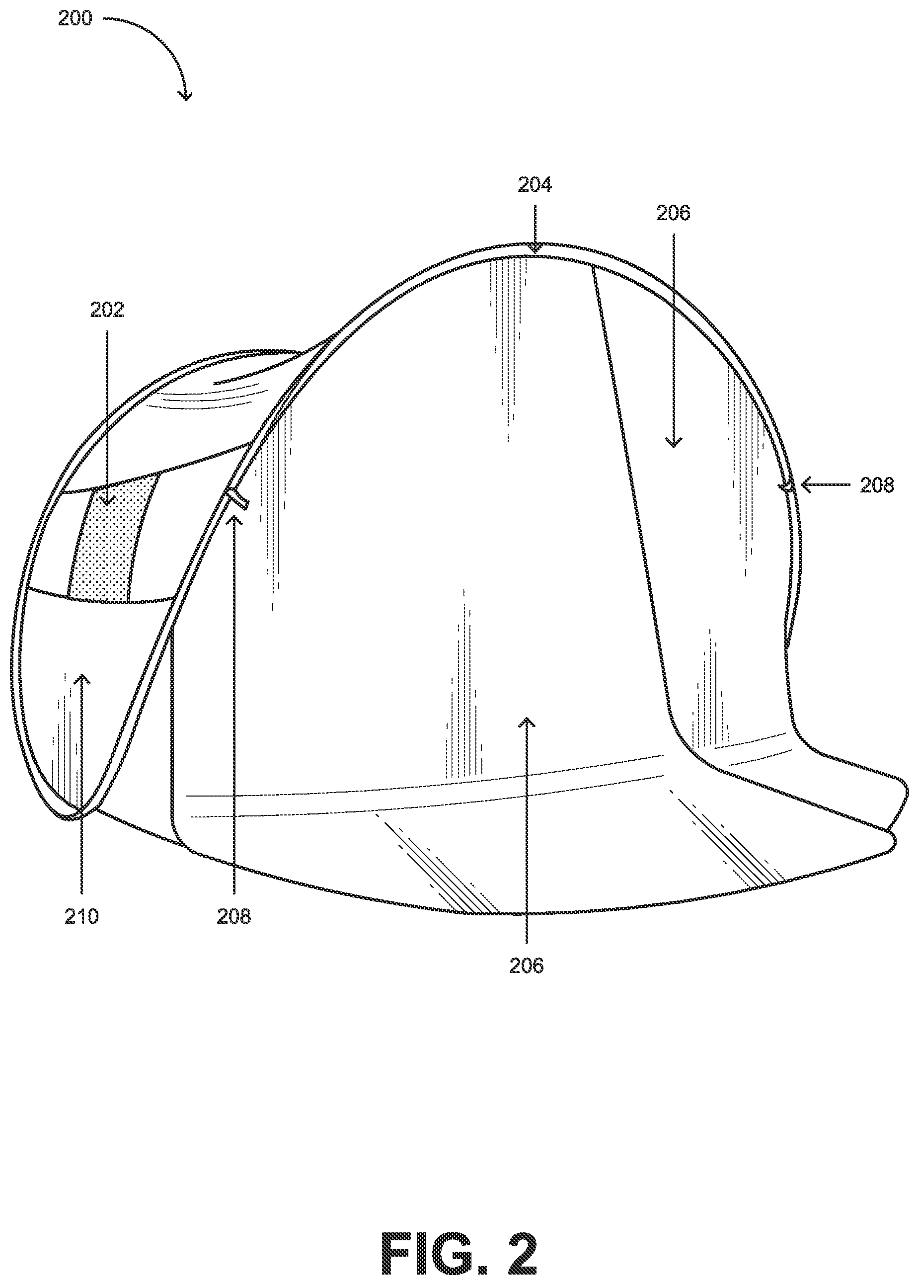 Patent US12305414 Figure 2 – Portable light blocking den