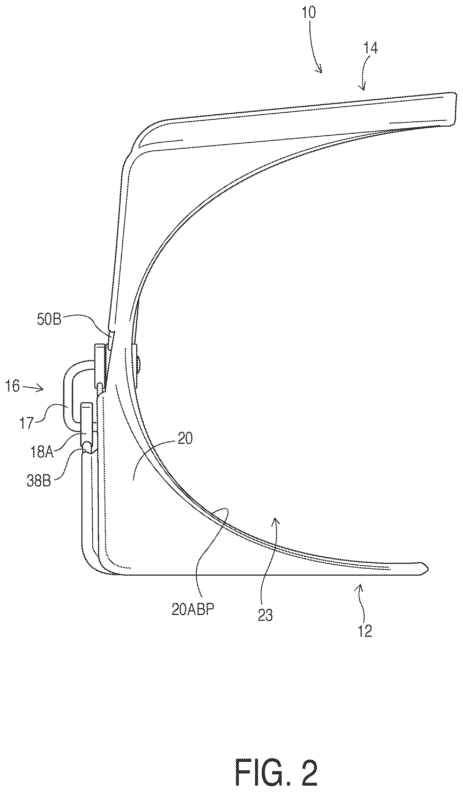 Patent US12305415 Figure 2 – Portable barrier