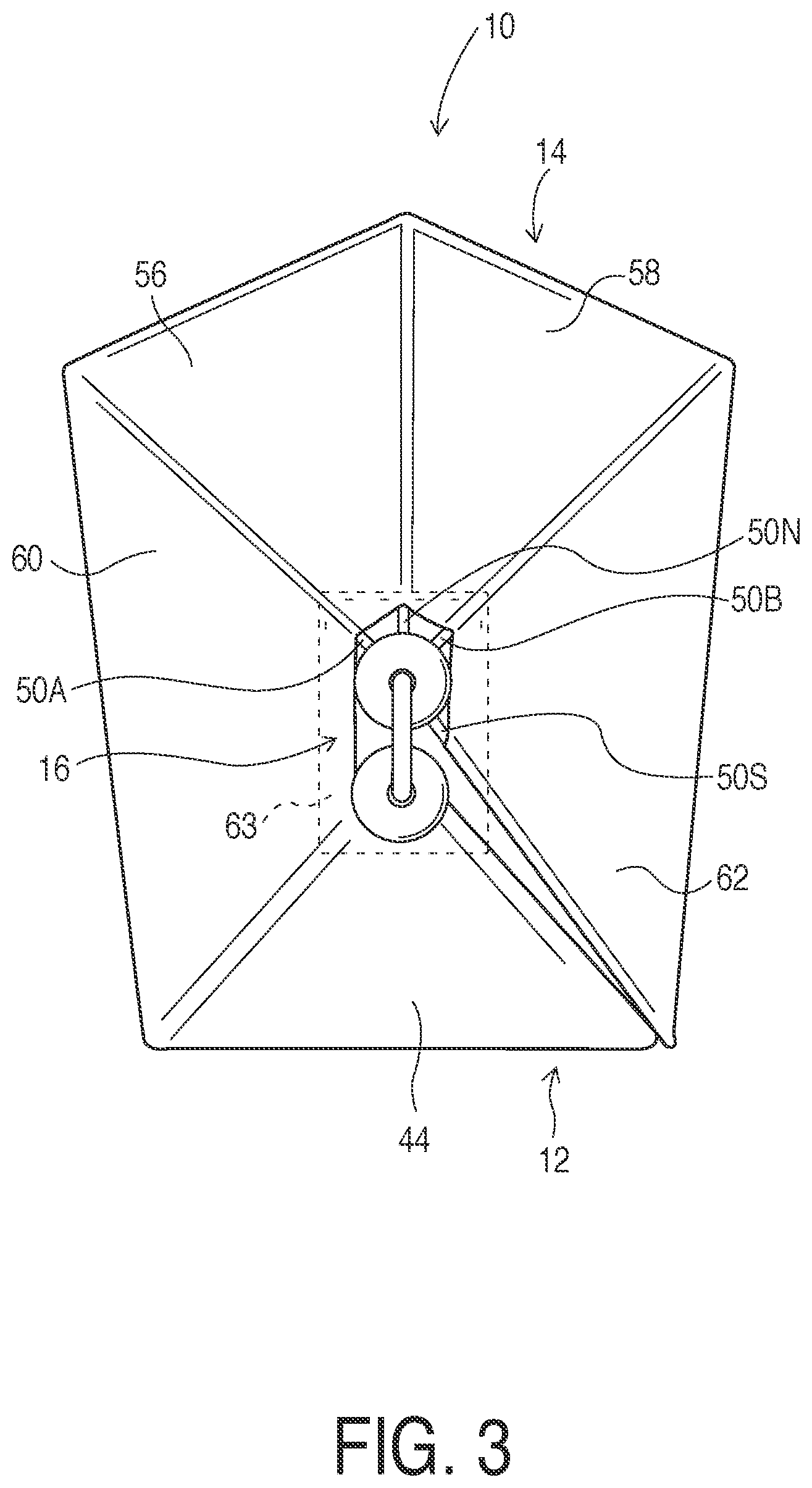 Patent US12305415 Figure 3 – Portable barrier