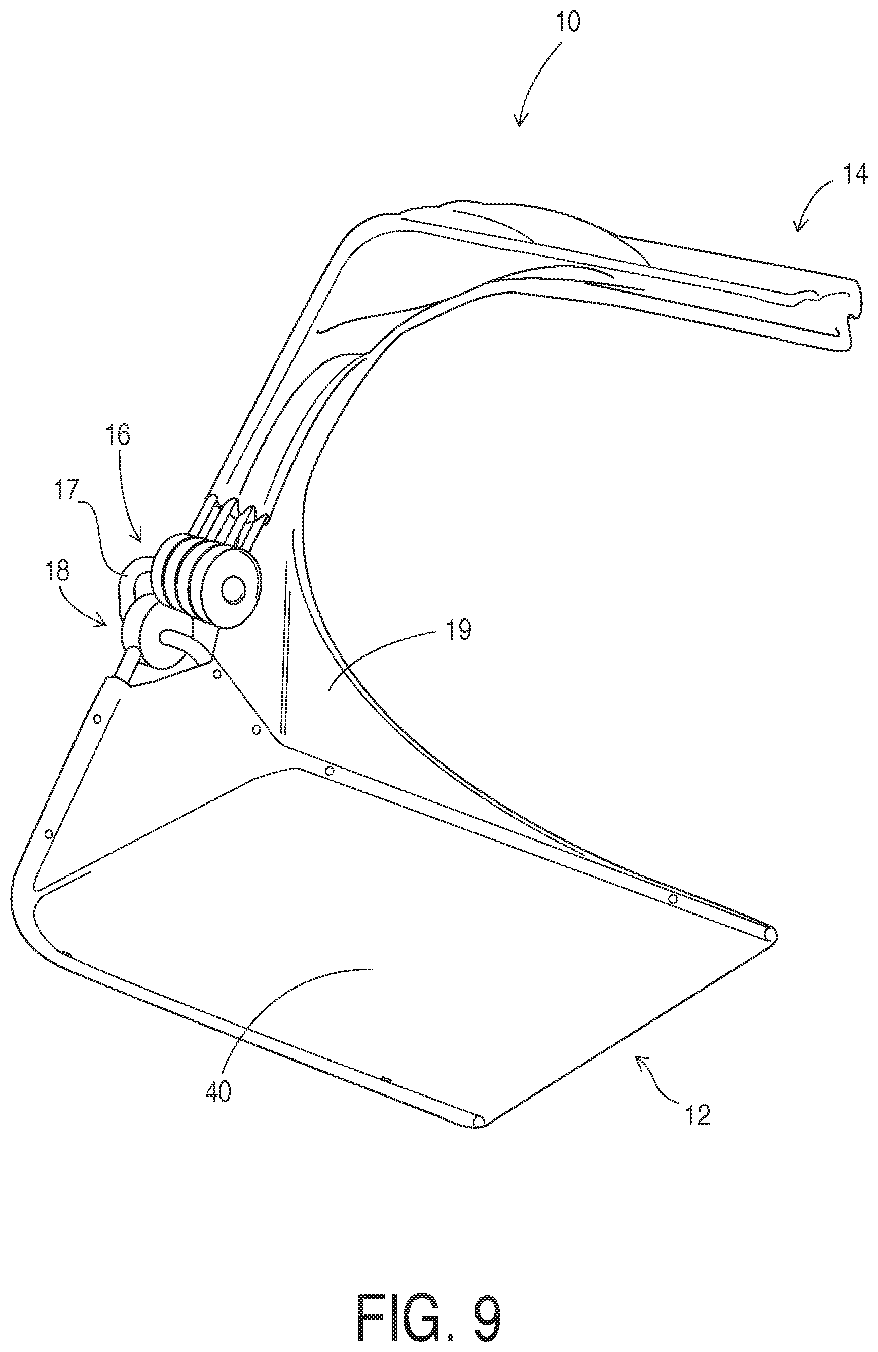 Patent US12305415 Figure 9 – Portable barrier
