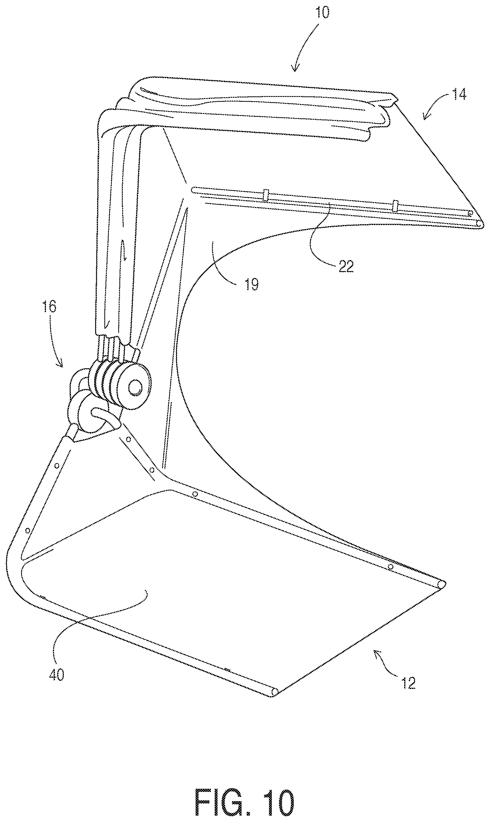 Patent US12305415 Figure 10 – Portable barrier