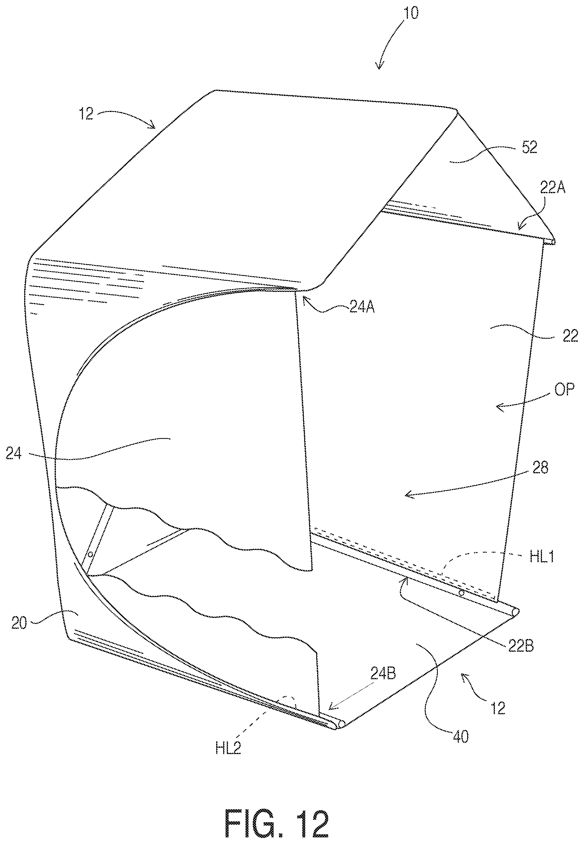 Patent US12305415 Figure 12 – Portable barrier