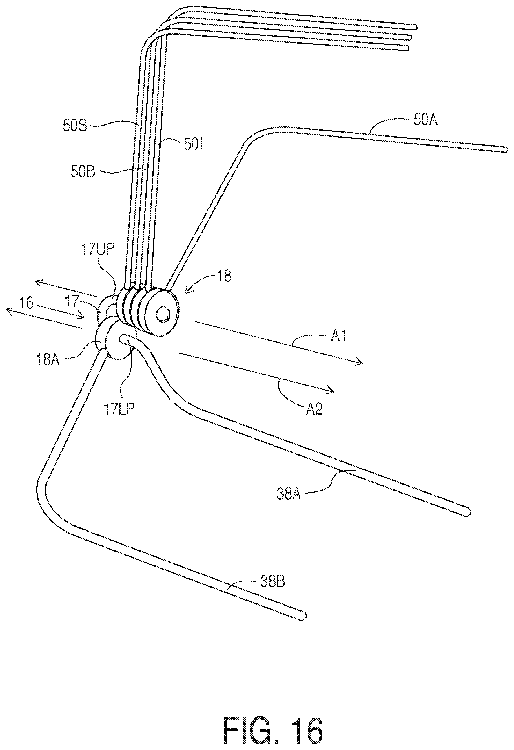 Patent US12305415 Figure 16 – Portable barrier