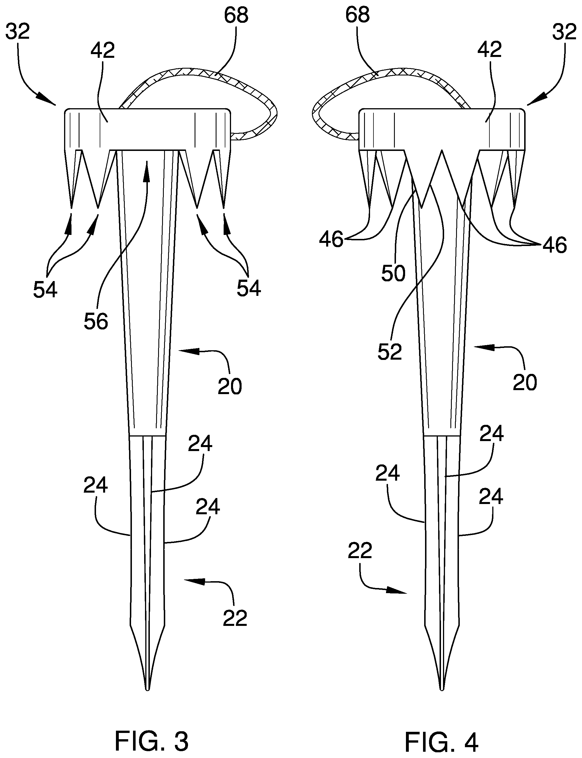 Patent US12305416 Figure 3 – Tent stake assembly