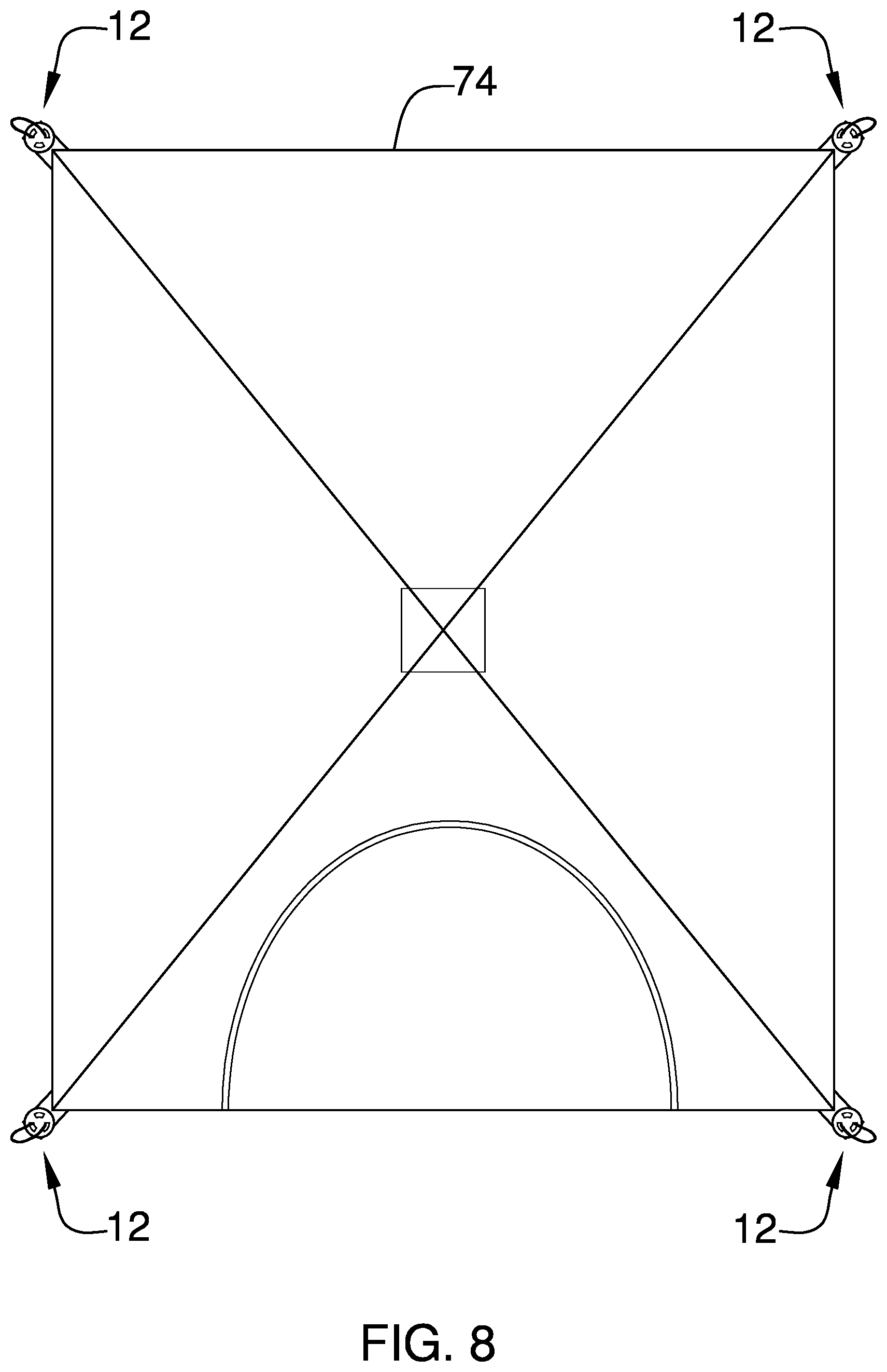 Patent US12305416 Figure 6 – Tent stake assembly