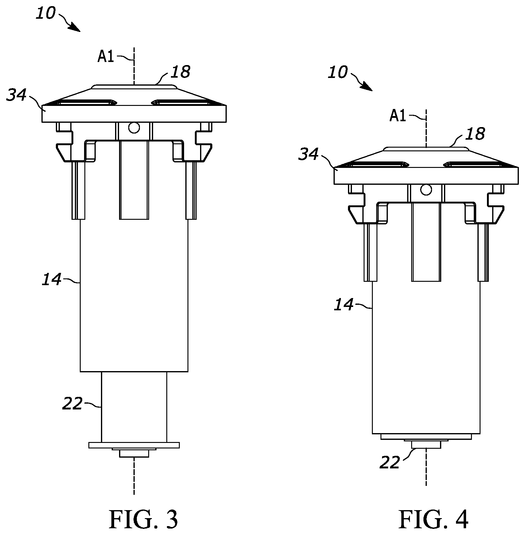 Patent US12305421 Figure 2 – Push button lock