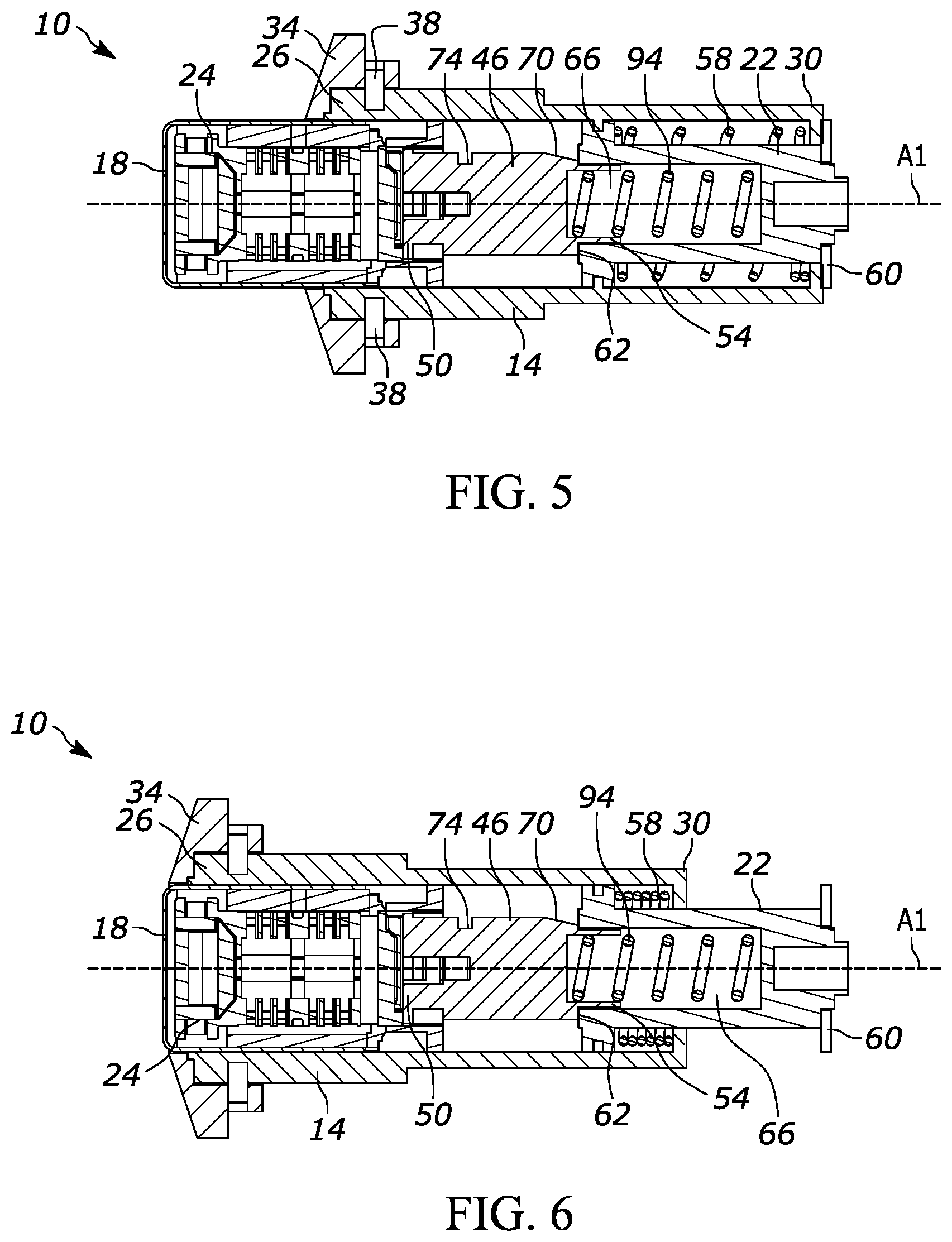 Patent US12305421 Figure 3 – Push button lock