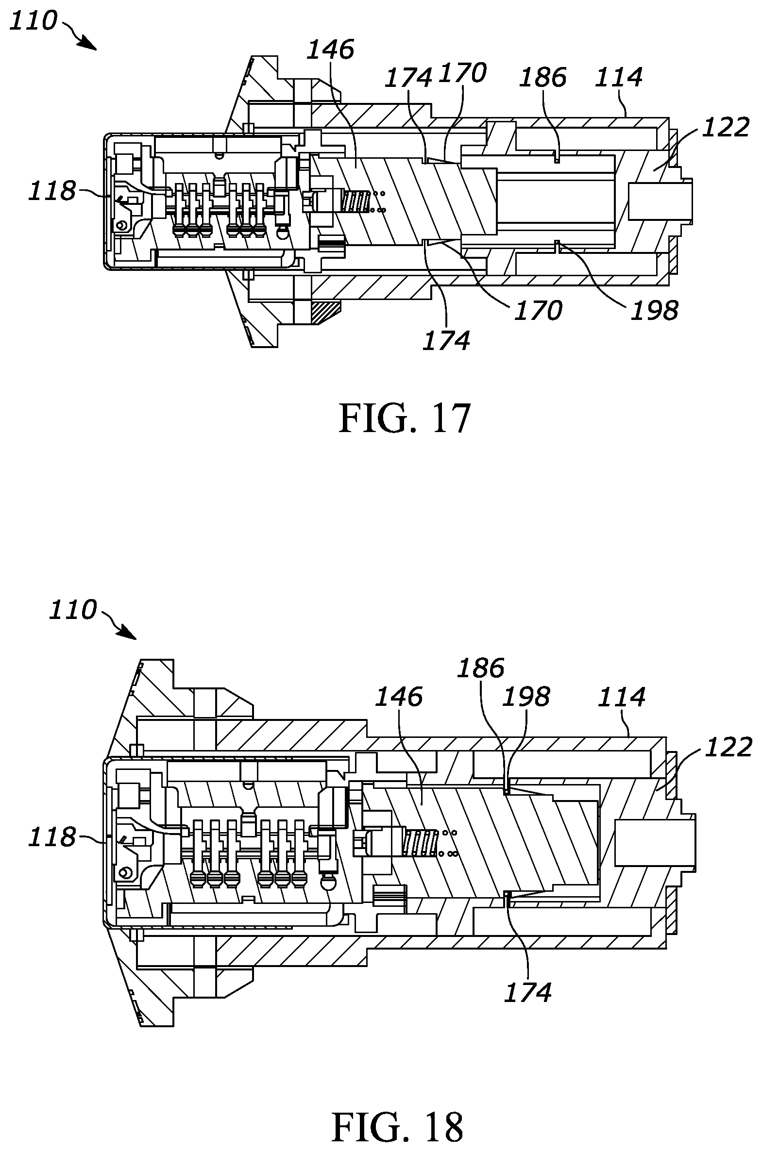 Patent US12305421 Figure 9 – Push button lock