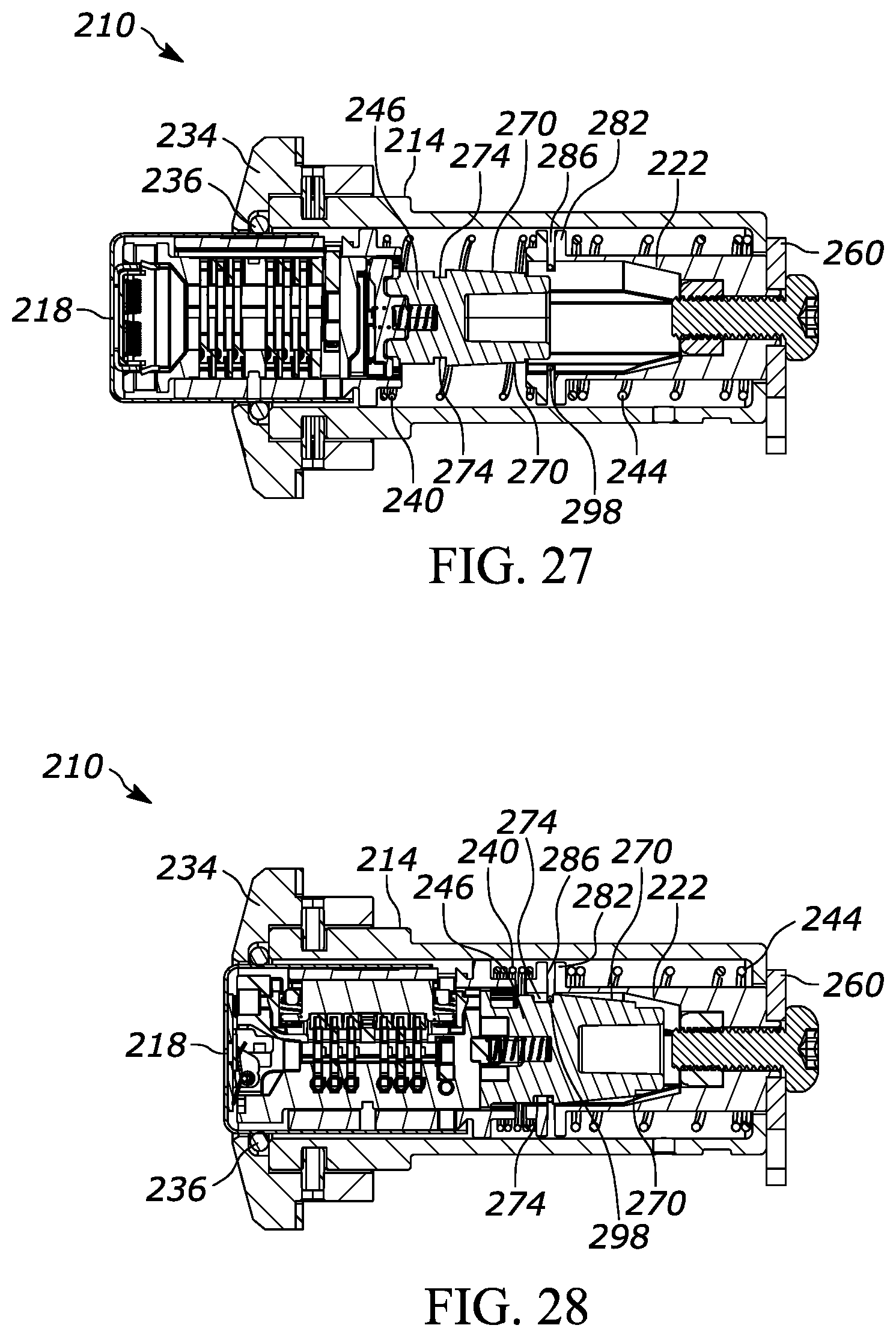 Patent US12305421 Figure 14 – Push button lock