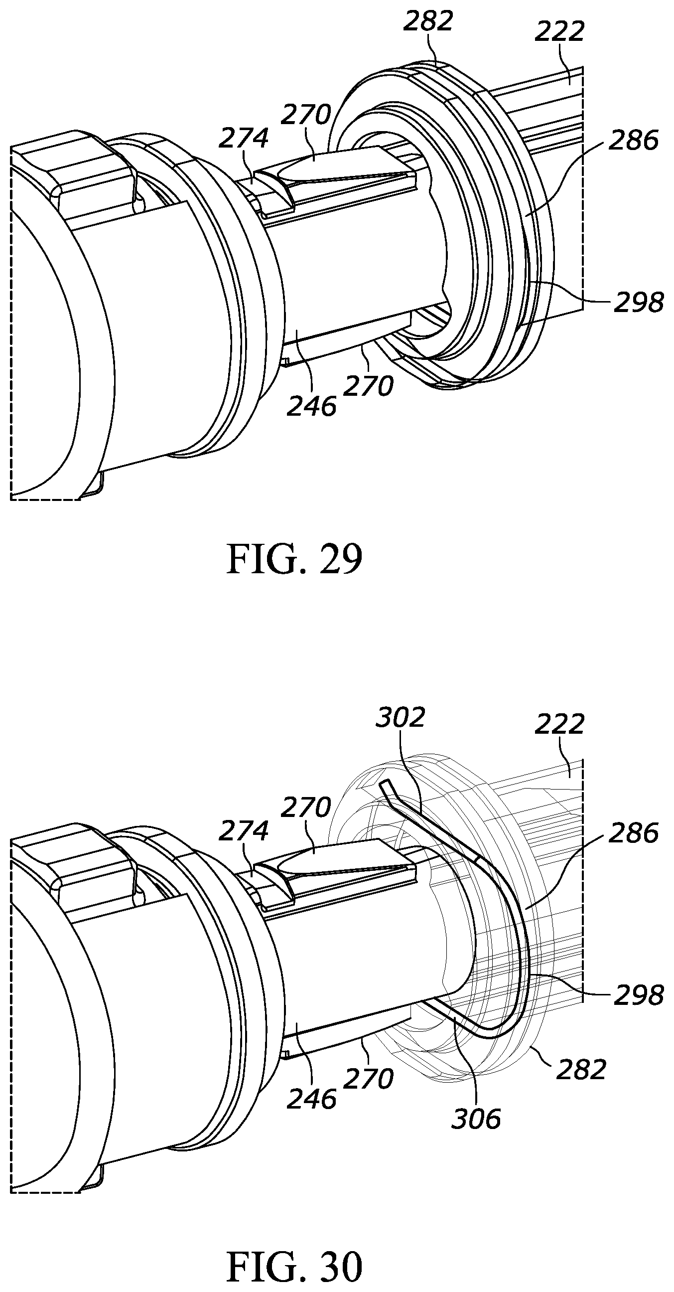 Patent US12305421 Figure 15 – Push button lock