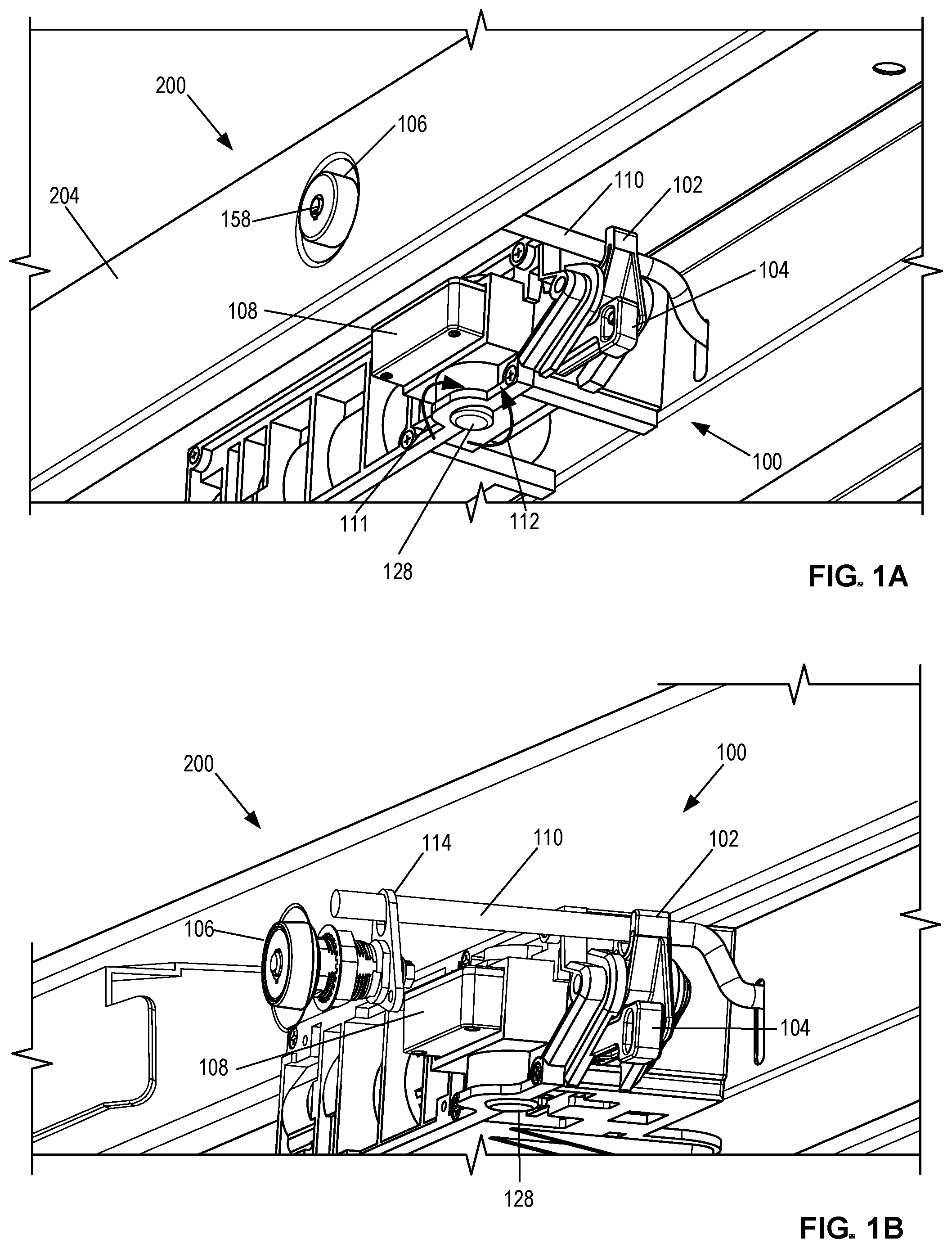 Patent US12305423 Figure 1 – Locking device