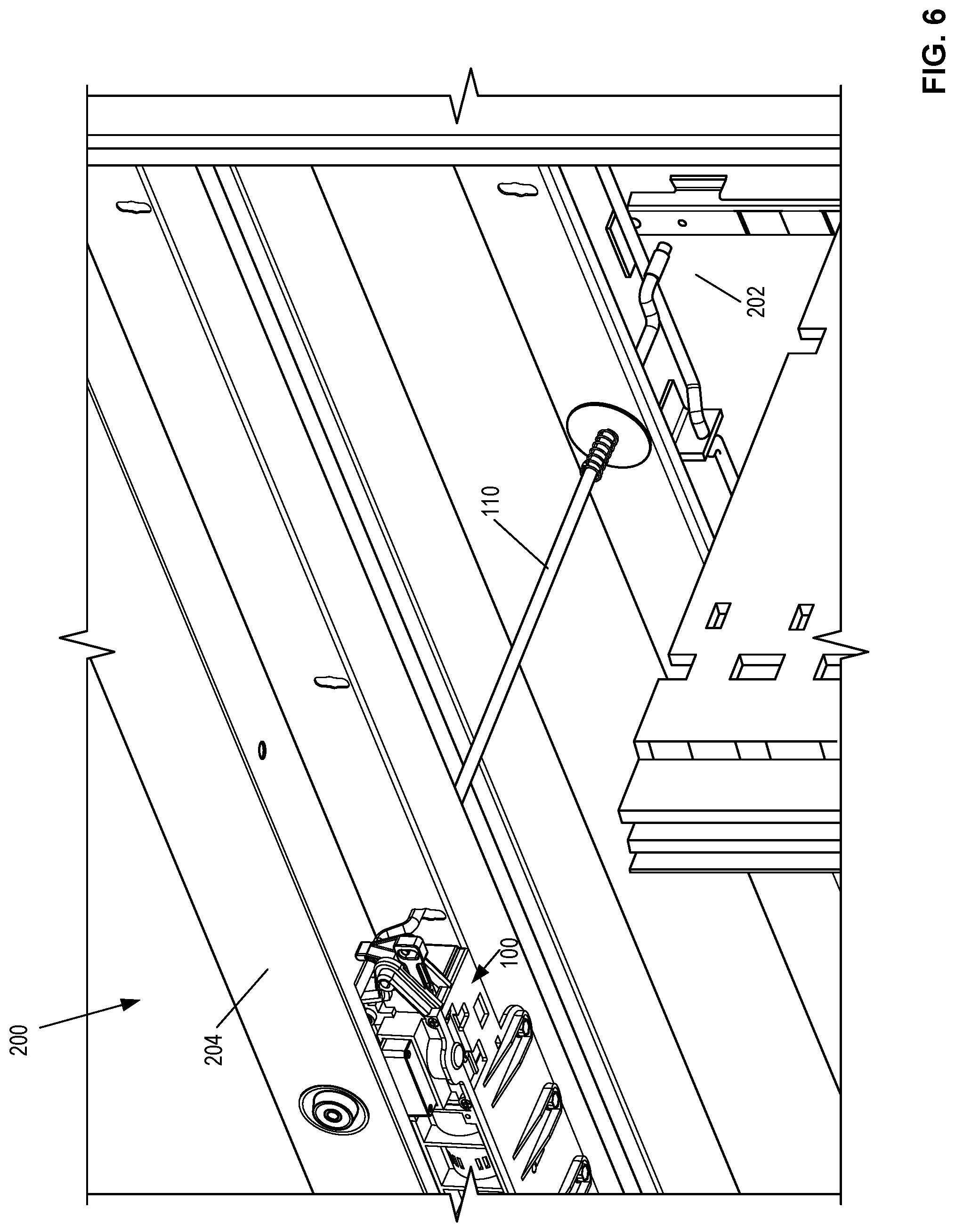 Patent US12305423 Figure 6 – Locking device