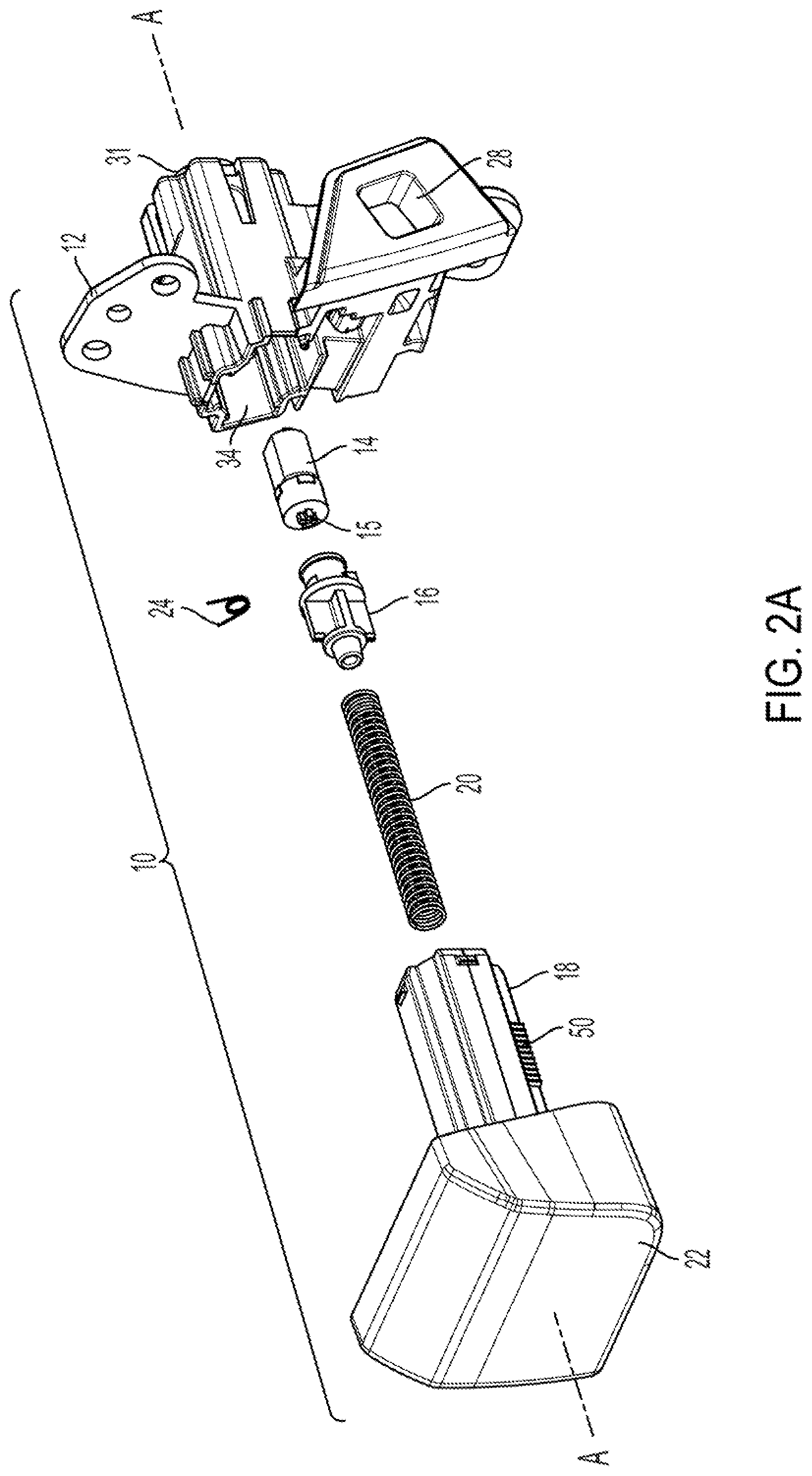 Patent US12305424 Figure 2 – Electronic lock