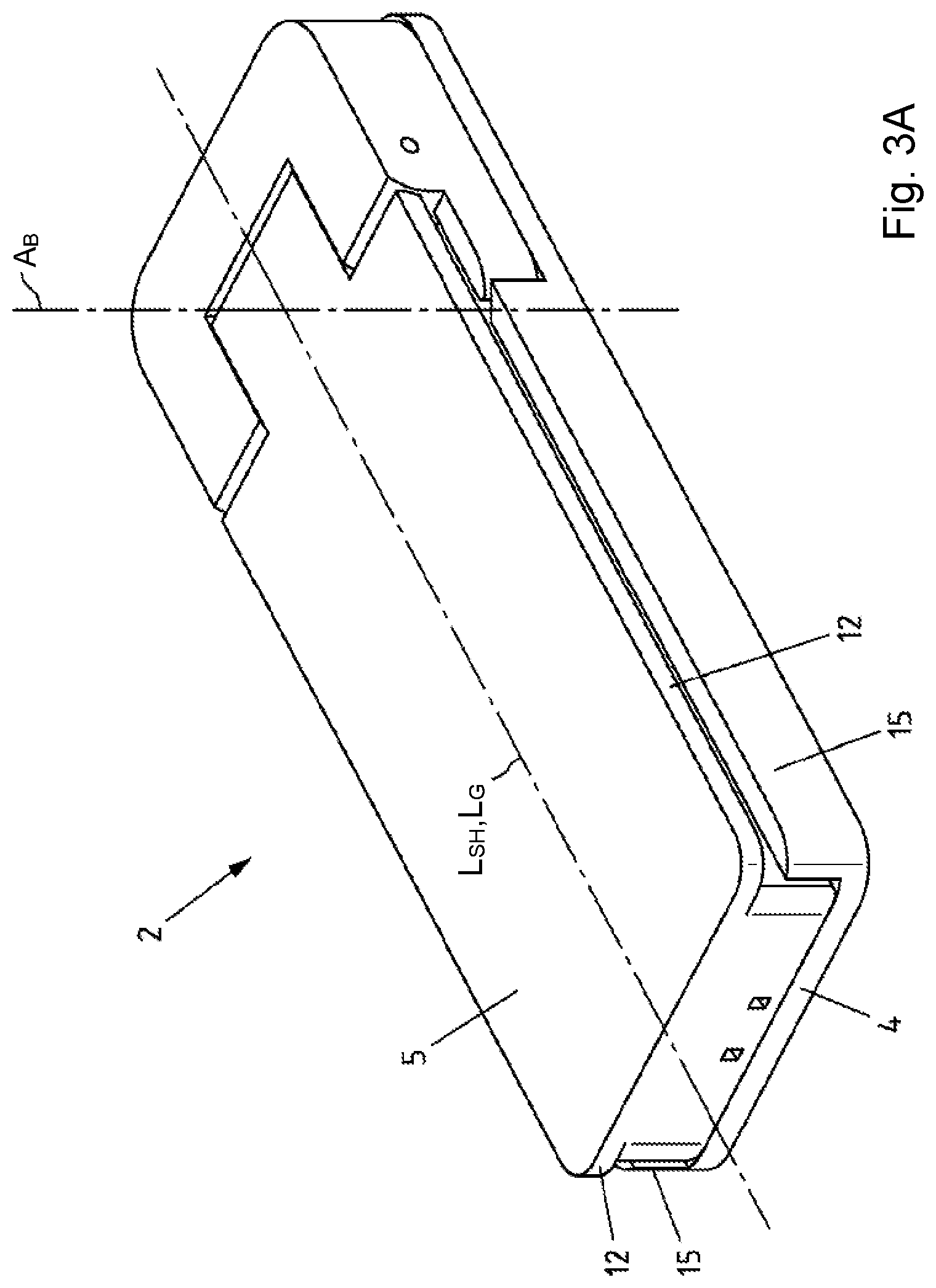 Patent US12305425 Figure 3 – Swivel lever device and system for actuating a closure apparatus of an access control device