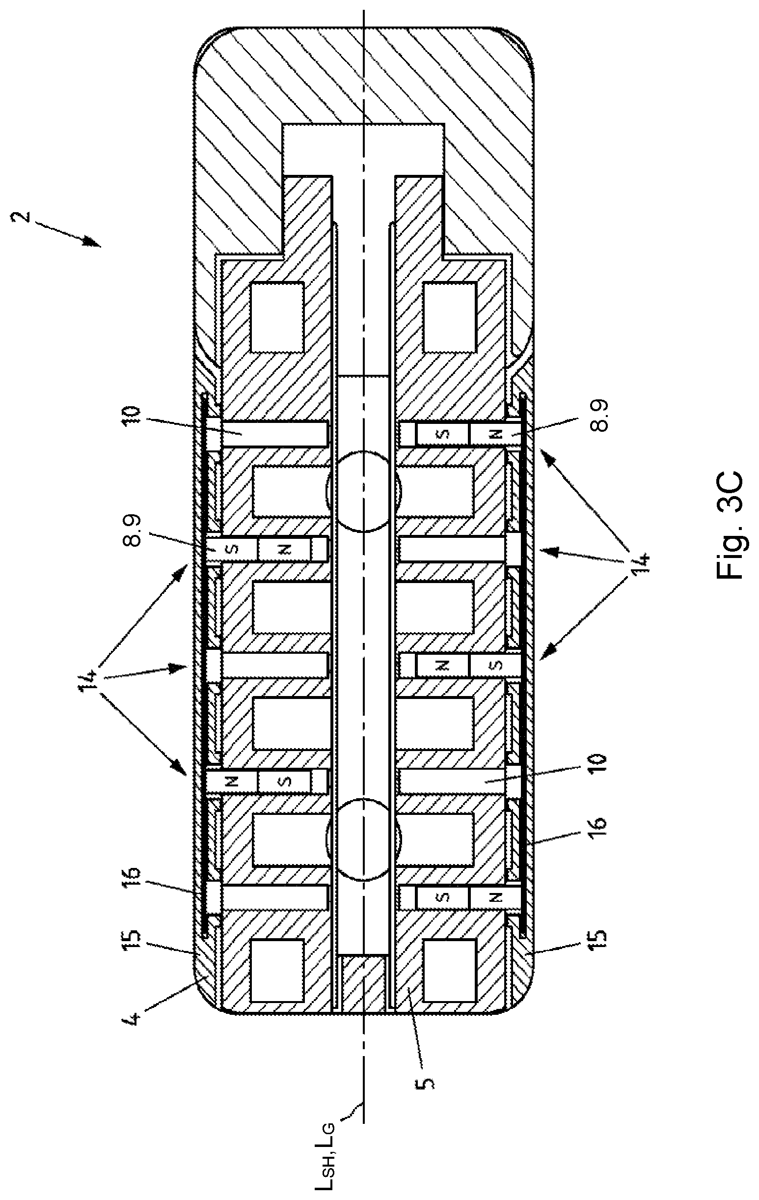 Patent US12305425 Figure 5 – Swivel lever device and system for actuating a closure apparatus of an access control device