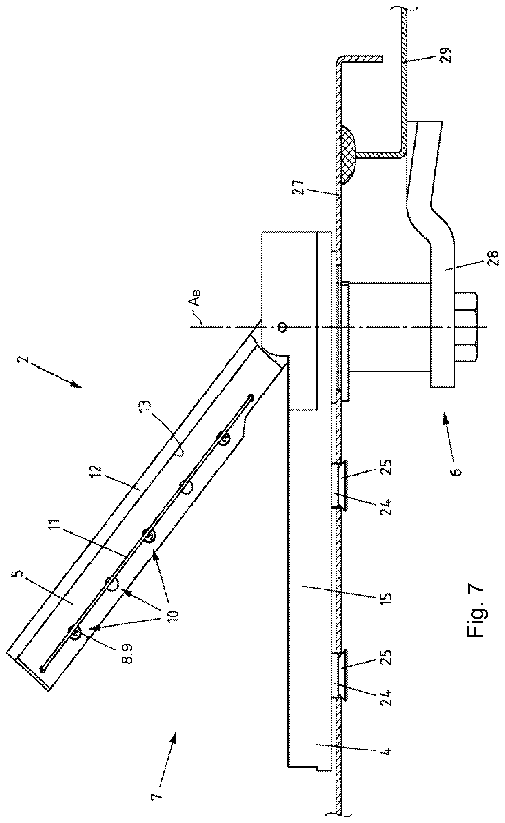 Patent US12305425 Figure 10 – Swivel lever device and system for actuating a closure apparatus of an access control device