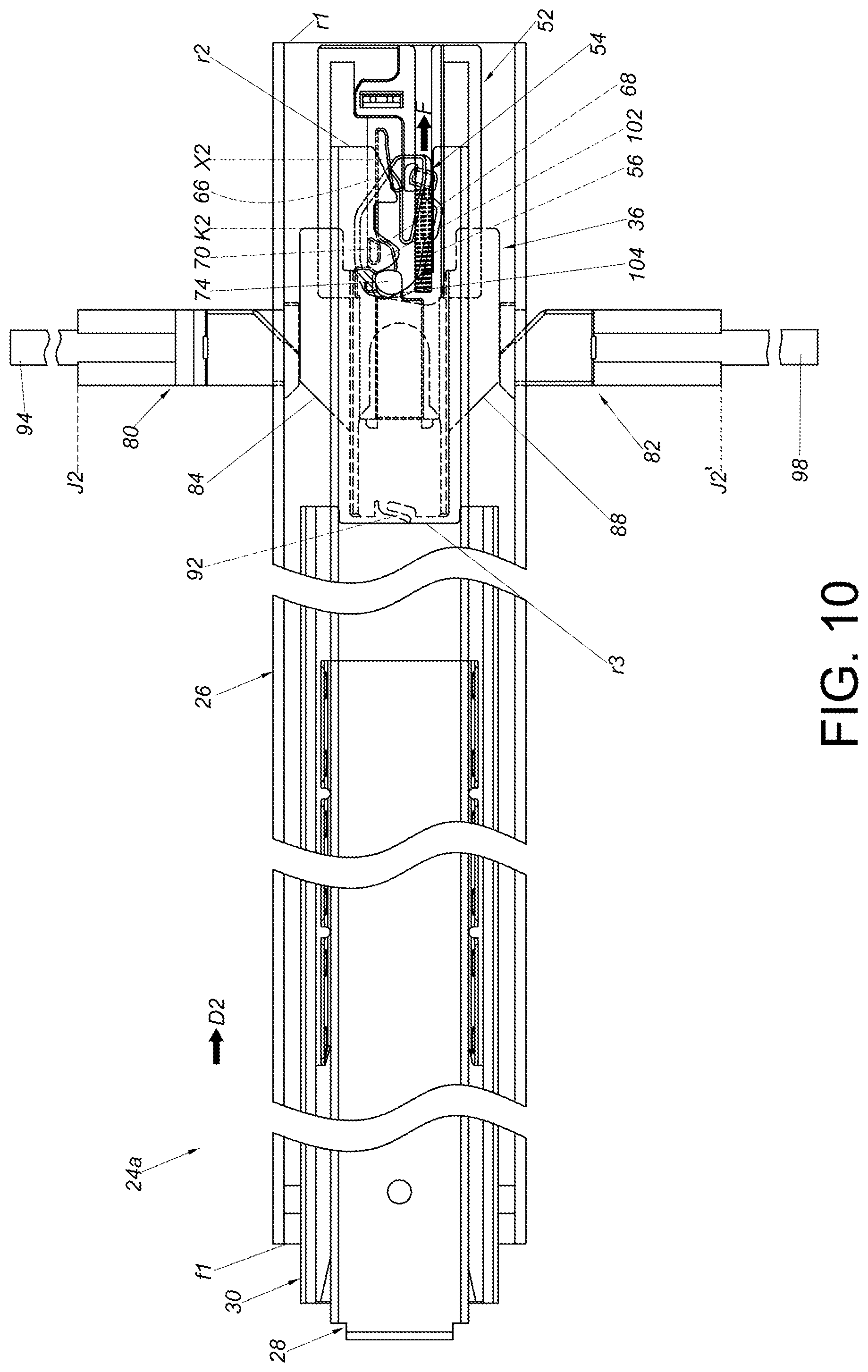 Patent US12305428 Figure 10 – Furniture assembly