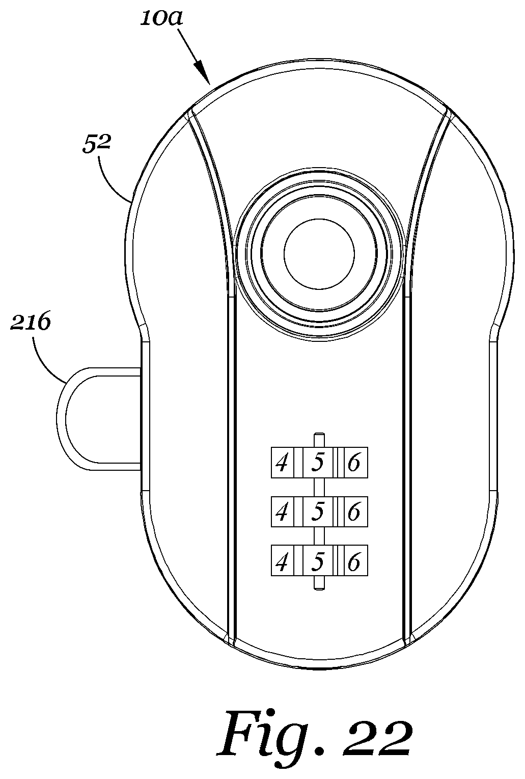 Patent US12305429 Figure 10 – Cable lock
