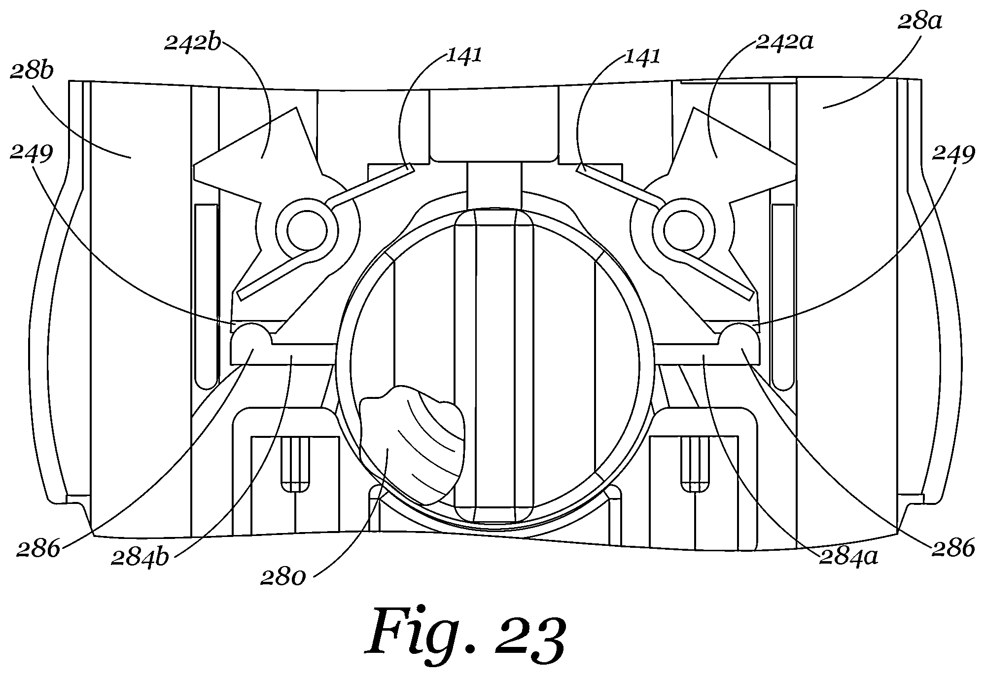 Patent US12305429 Figure 11 – Cable lock