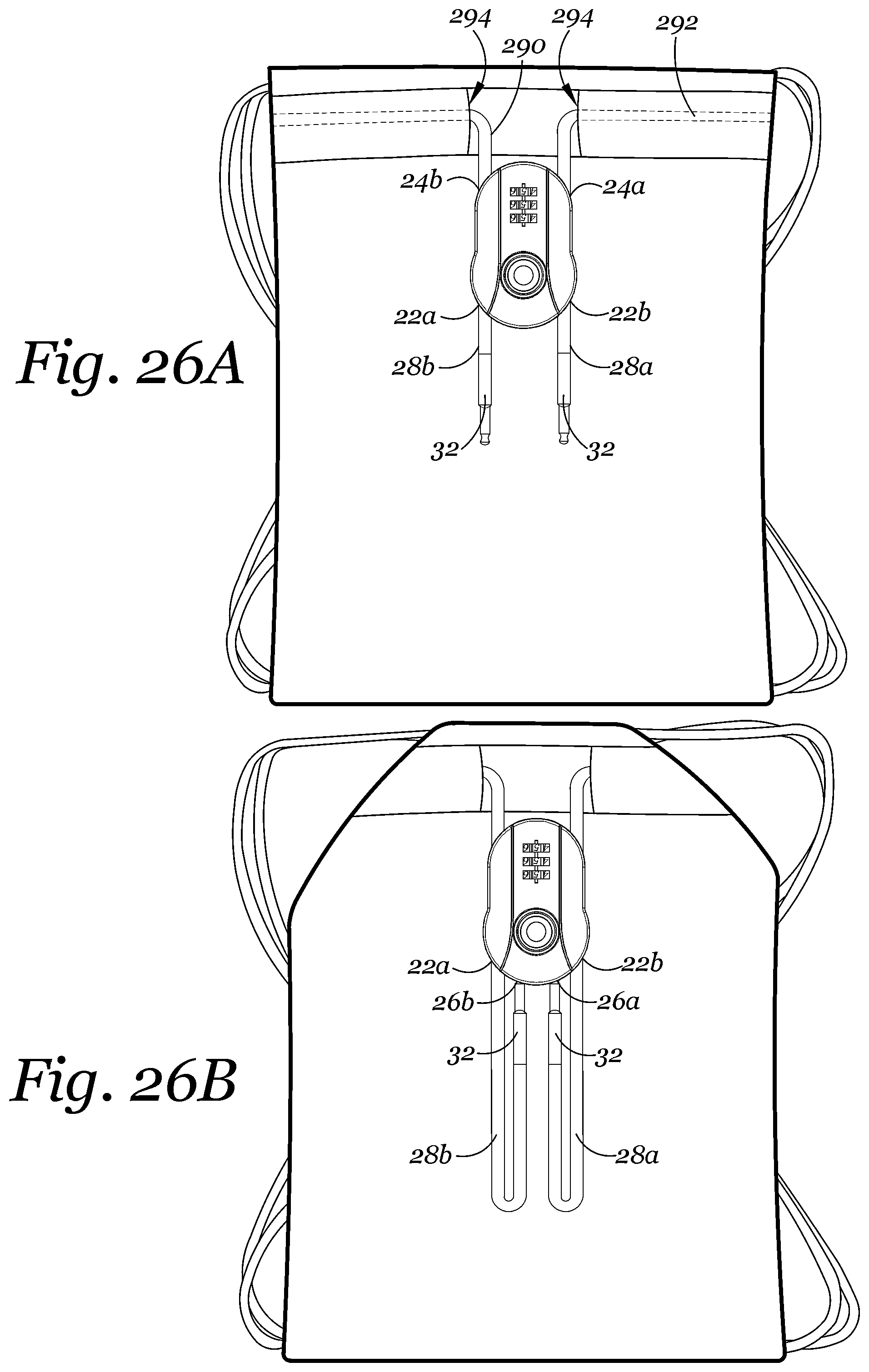 Patent US12305429 Figure 14 – Cable lock
