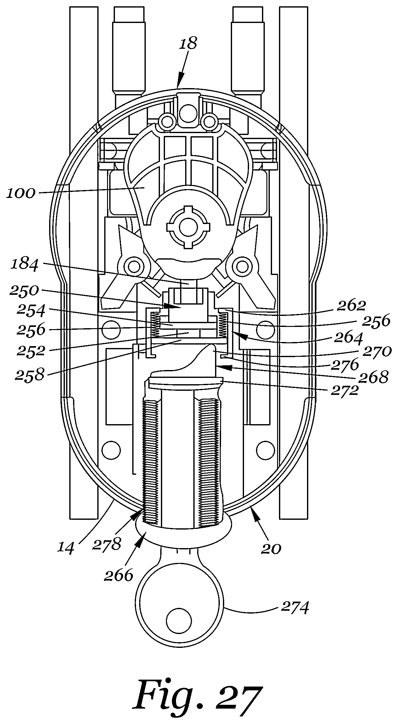Patent US12305429 Figure 15 – Cable lock