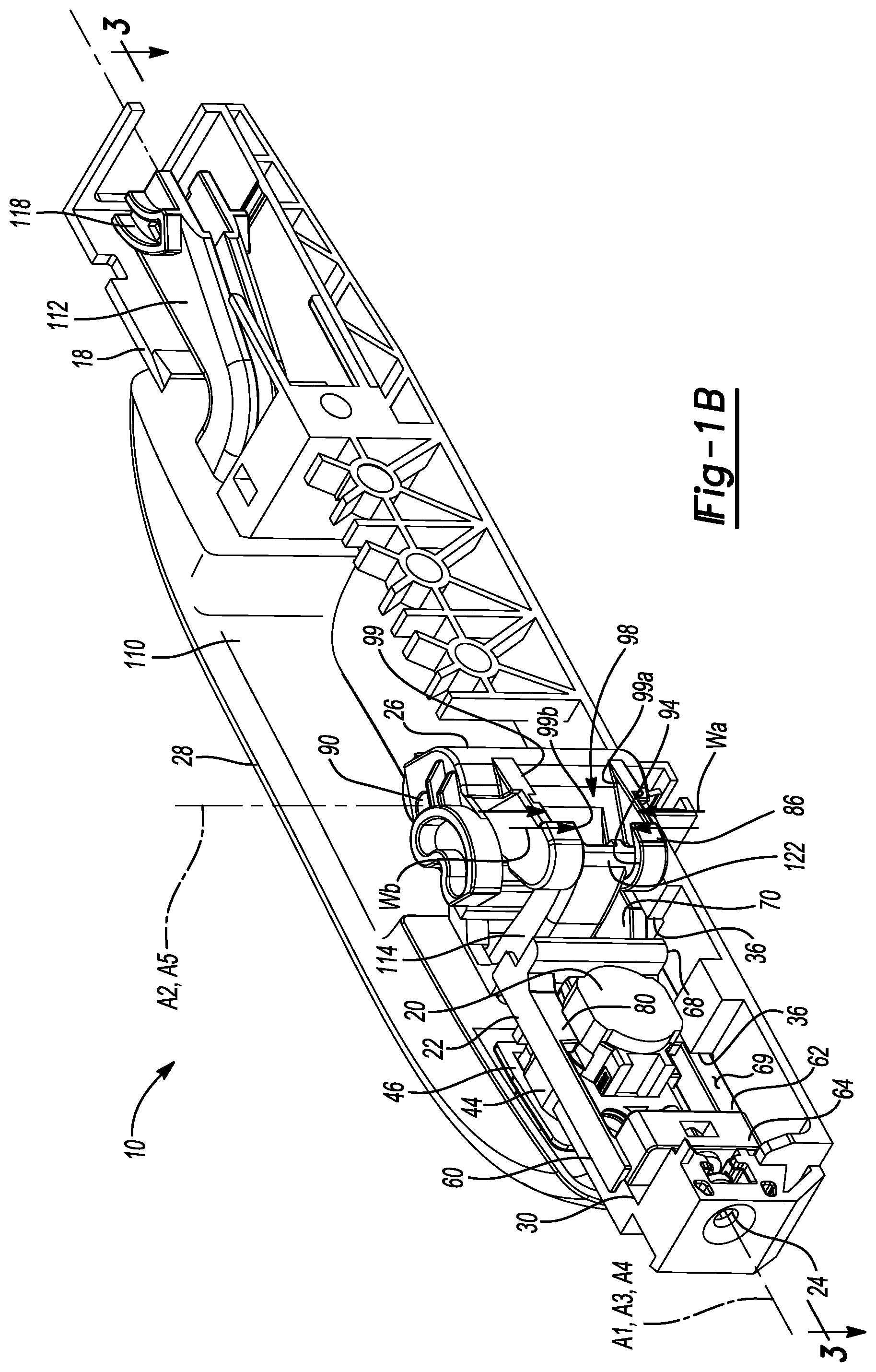 Patent US12305430 Figure 2 – Door handle assembly and related methods
