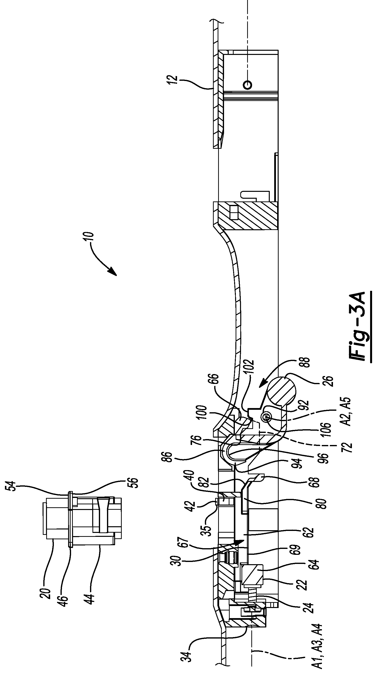 Patent US12305430 Figure 4 – Door handle assembly and related methods