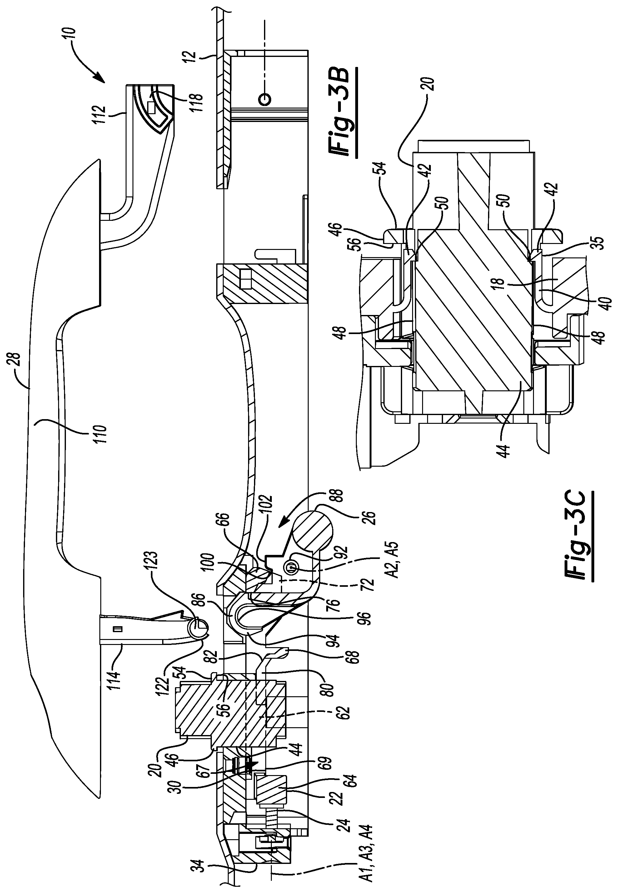 Patent US12305430 Figure 5 – Door handle assembly and related methods
