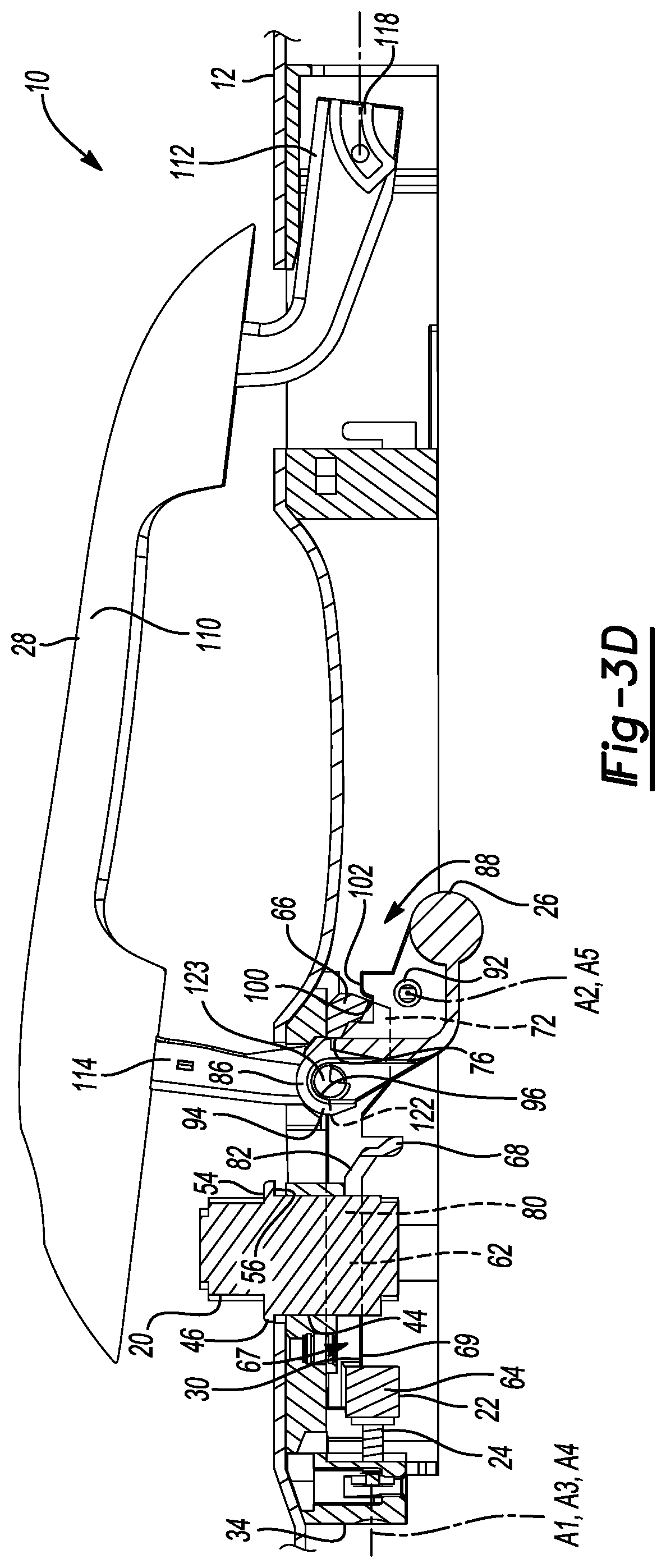 Patent US12305430 Figure 6 – Door handle assembly and related methods
