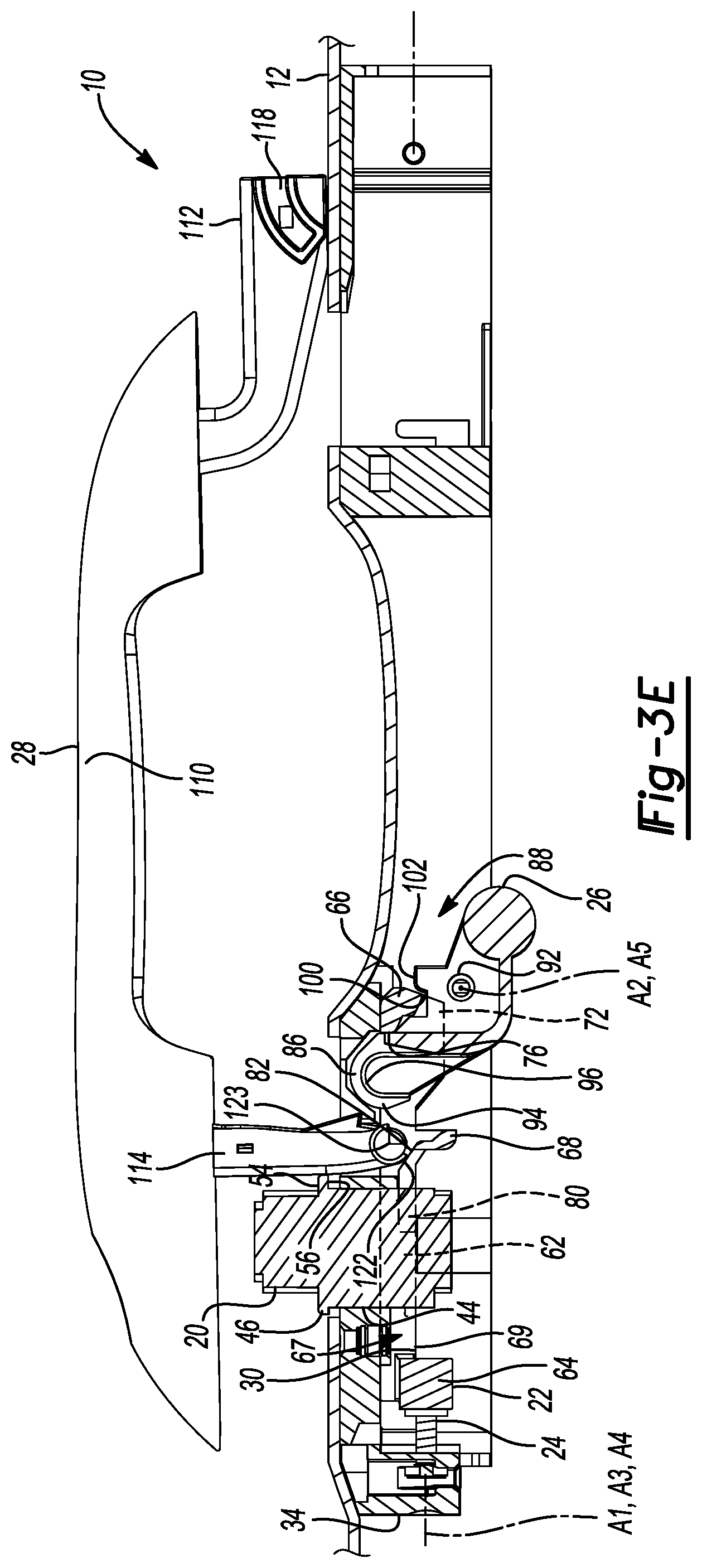 Patent US12305430 Figure 7 – Door handle assembly and related methods