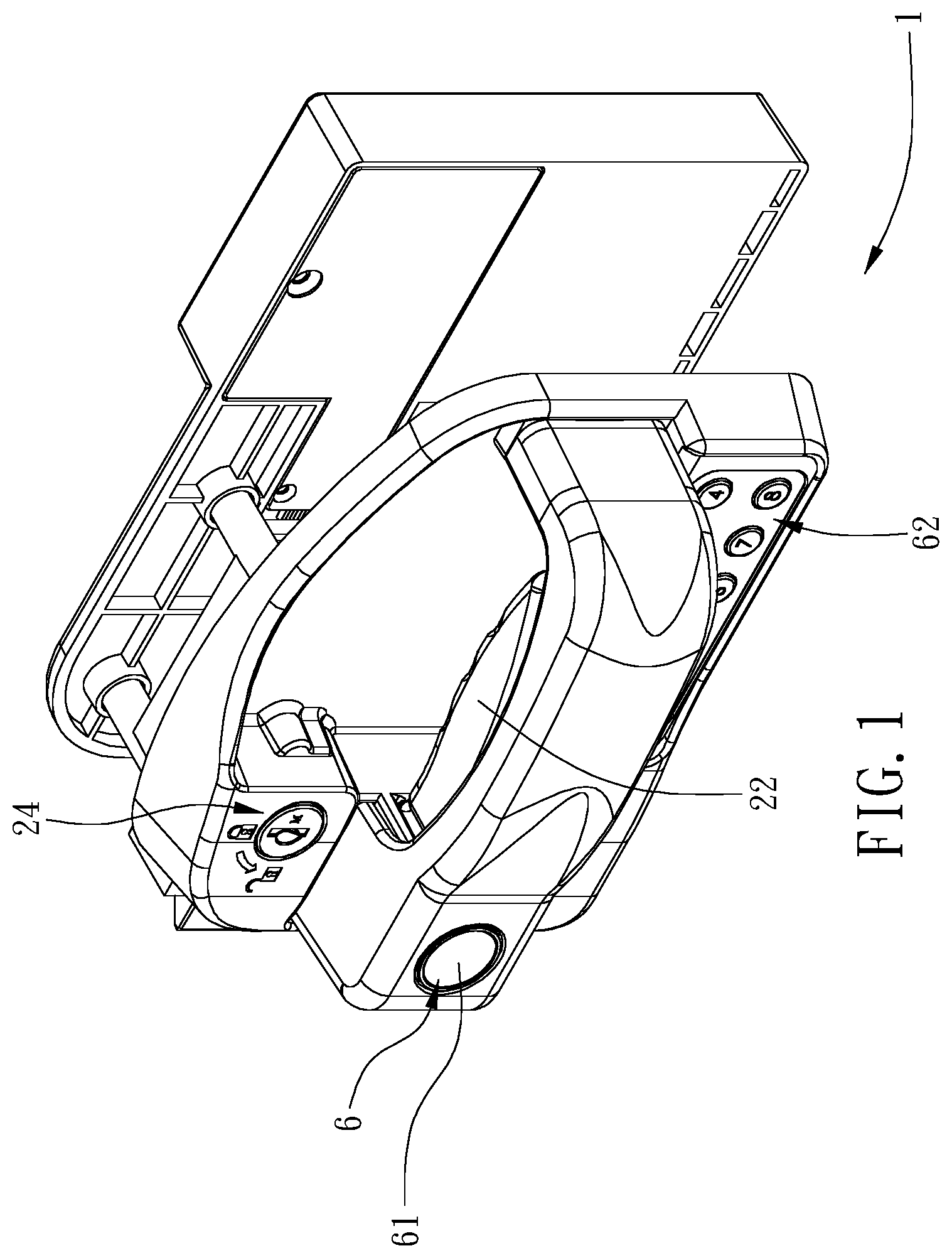 Patent US12305431 Figure 1 – Vehicle door lock assembly