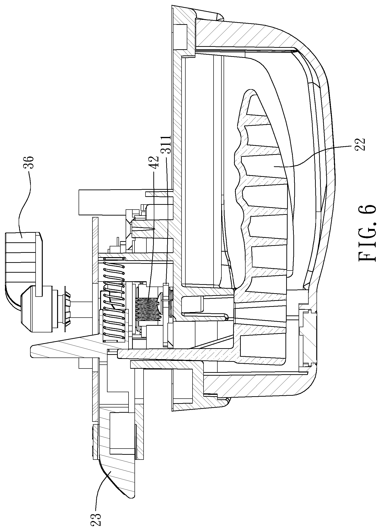 Patent US12305431 Figure 6 – Vehicle door lock assembly