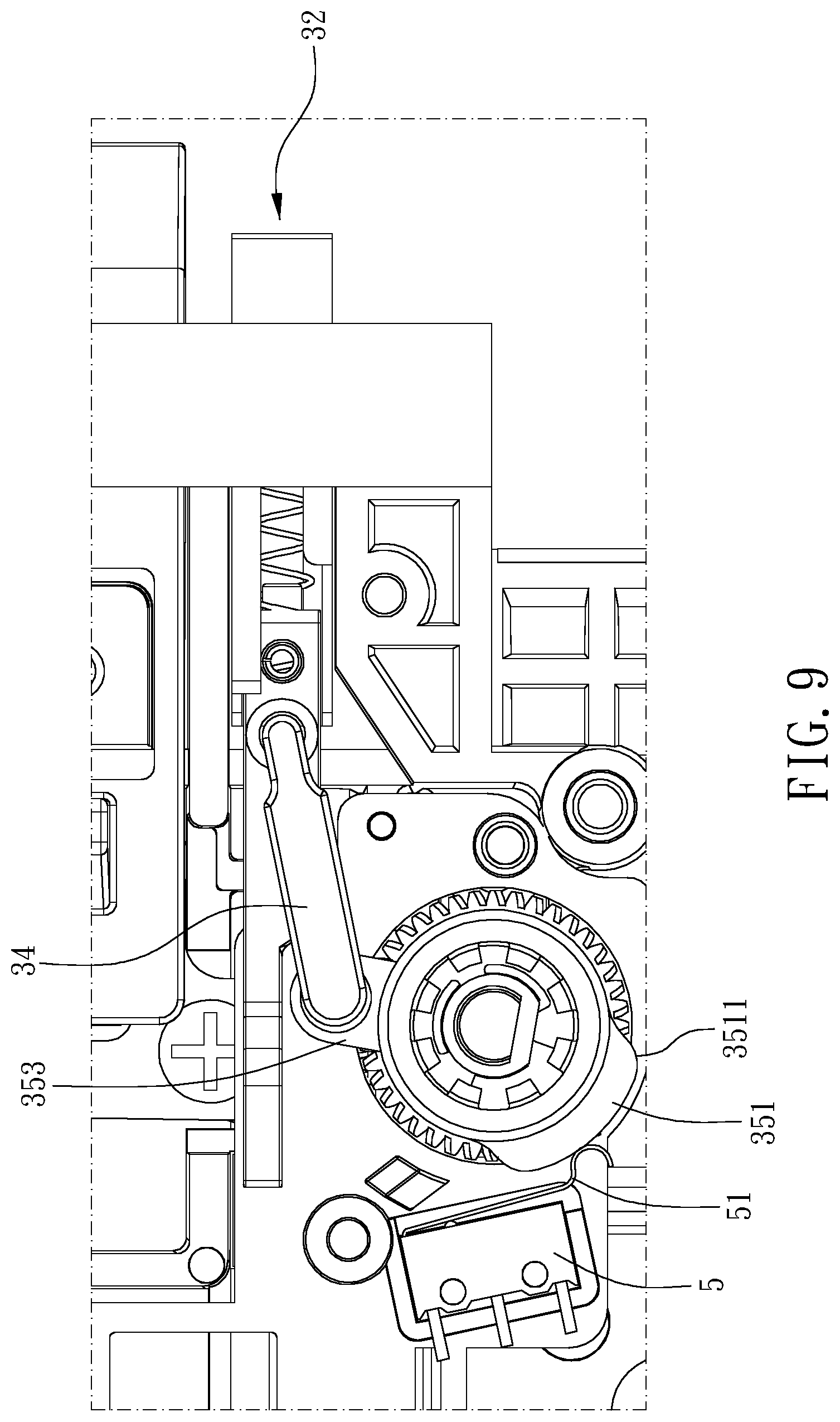 Patent US12305431 Figure 9 – Vehicle door lock assembly