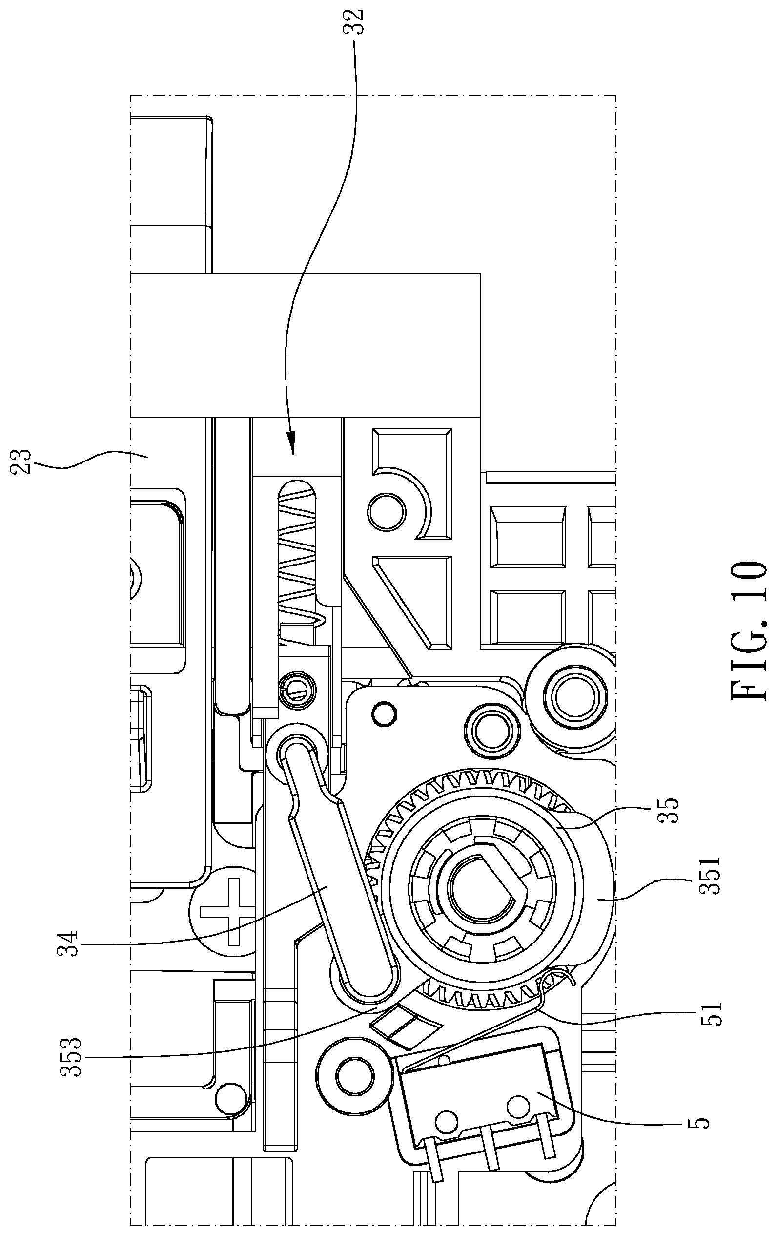 Patent US12305431 Figure 10 – Vehicle door lock assembly