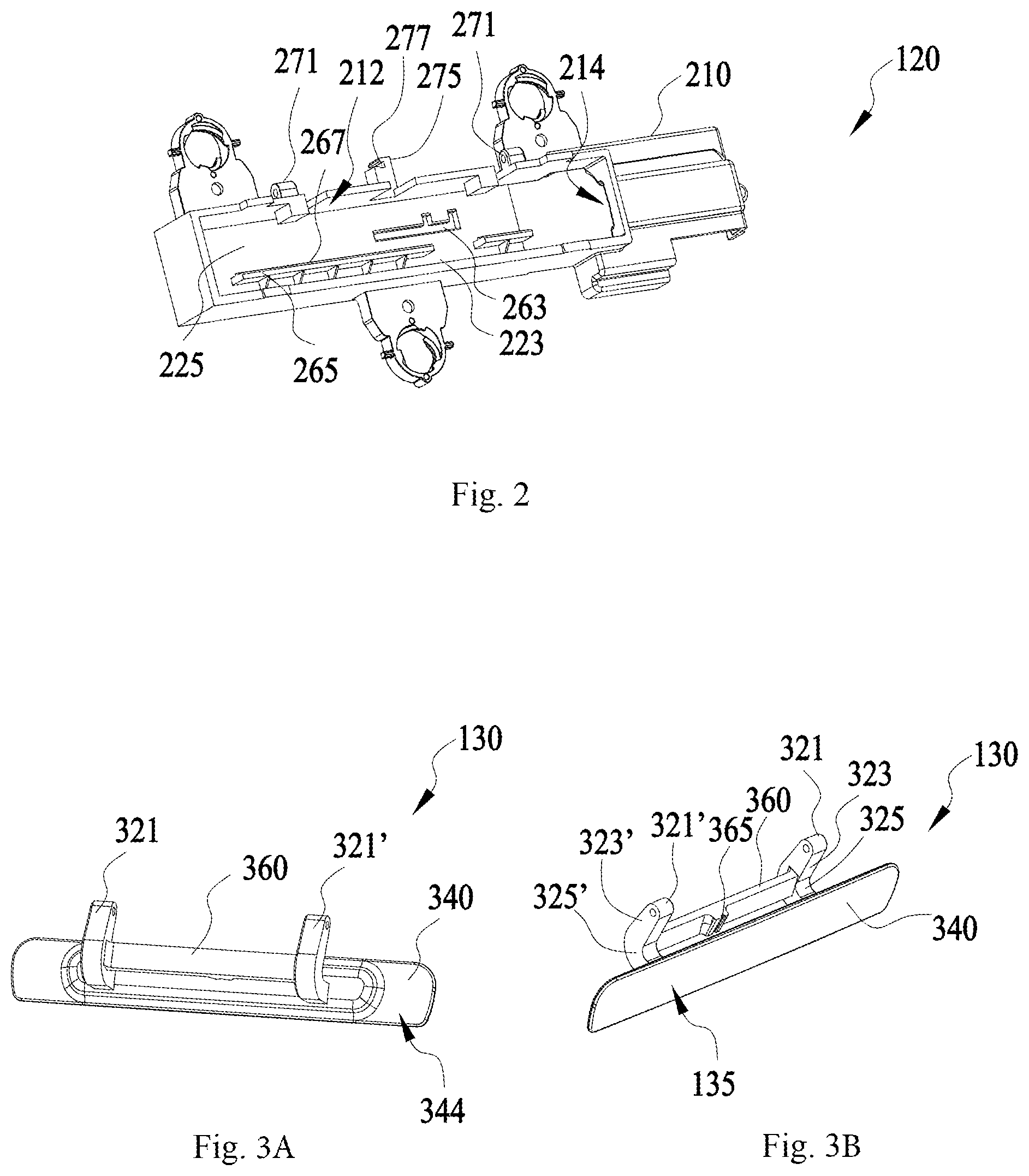 Patent US12305432 Figure 2 – Door handle assembly for vehicle