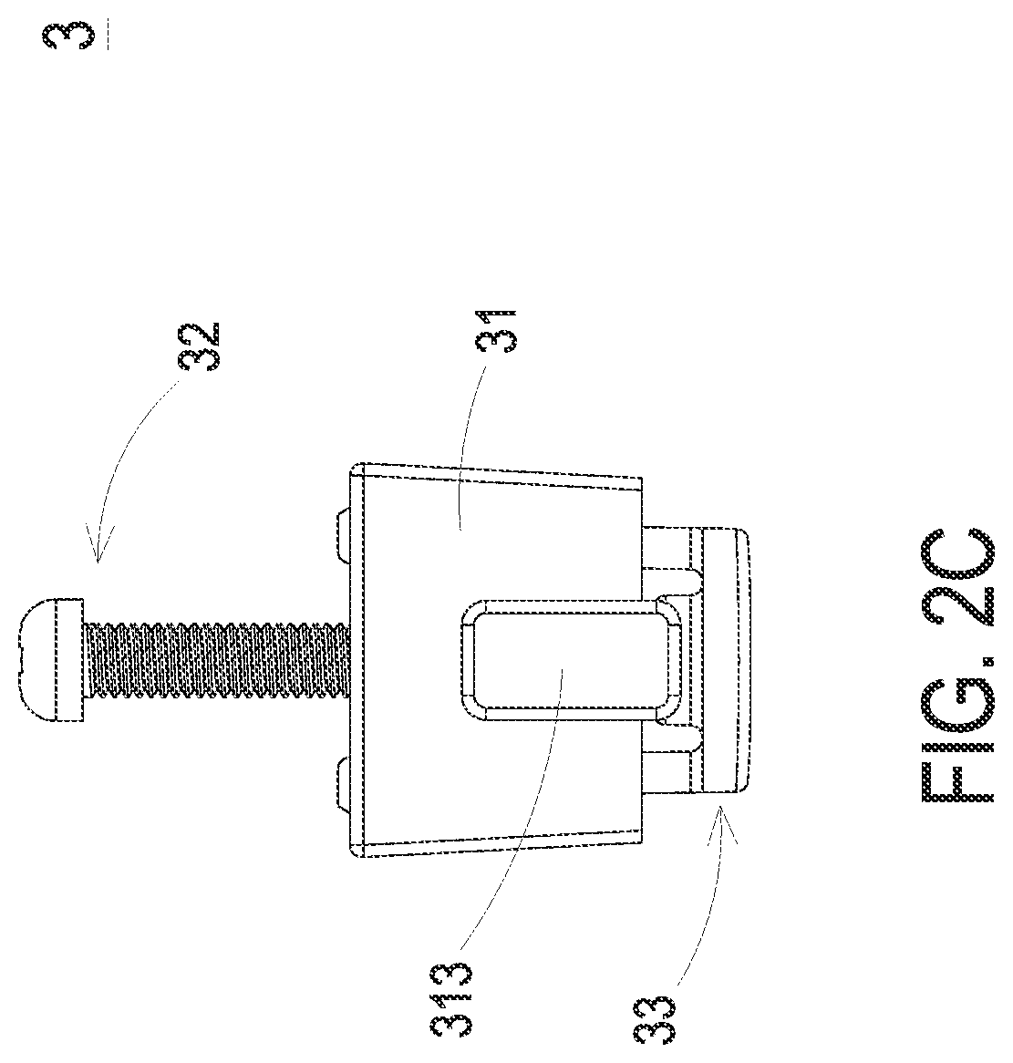 Patent US12305433 Figure 5 – Human machine interface panel and fixing device thereof