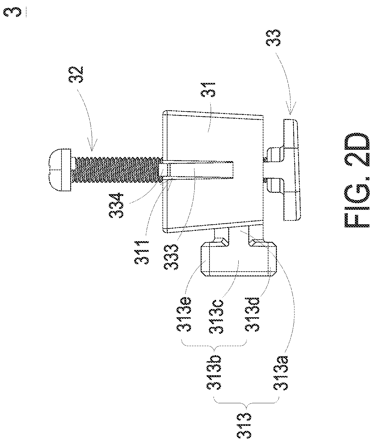 Patent US12305433 Figure 6 – Human machine interface panel and fixing device thereof