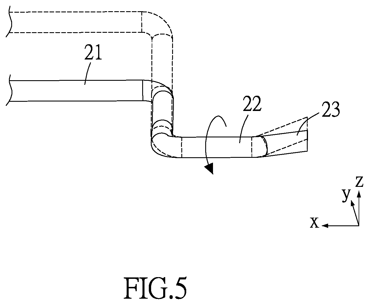 Patent US12305434 Figure 5 – Locking device and container using the same