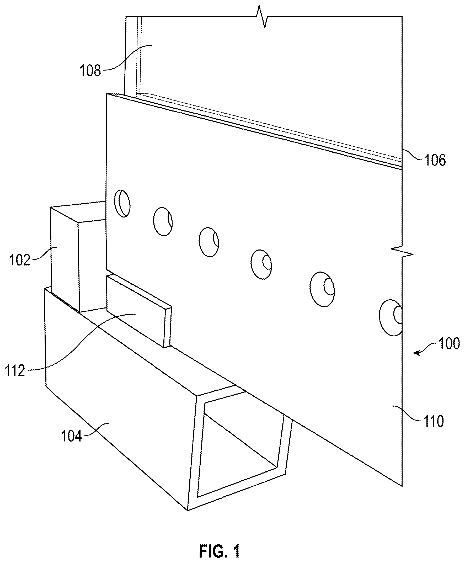 Patent US12305435 Figure 1 – Multiple axis adjustable pivot bearing assembly comprising a pivot mount block