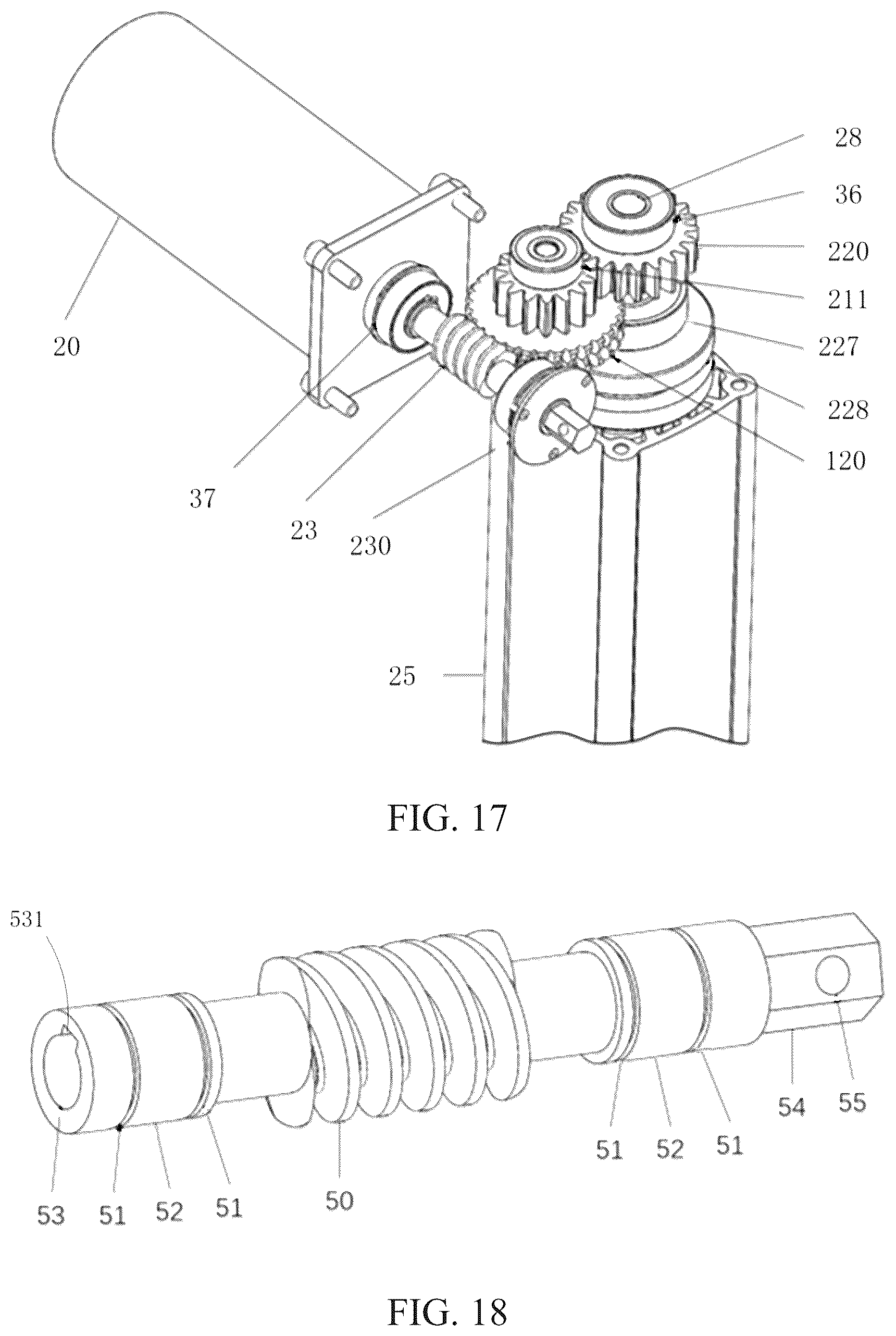 Patent US12305440 Figure 10 – Single motor-driven double push rod electric vehicle tailgate system