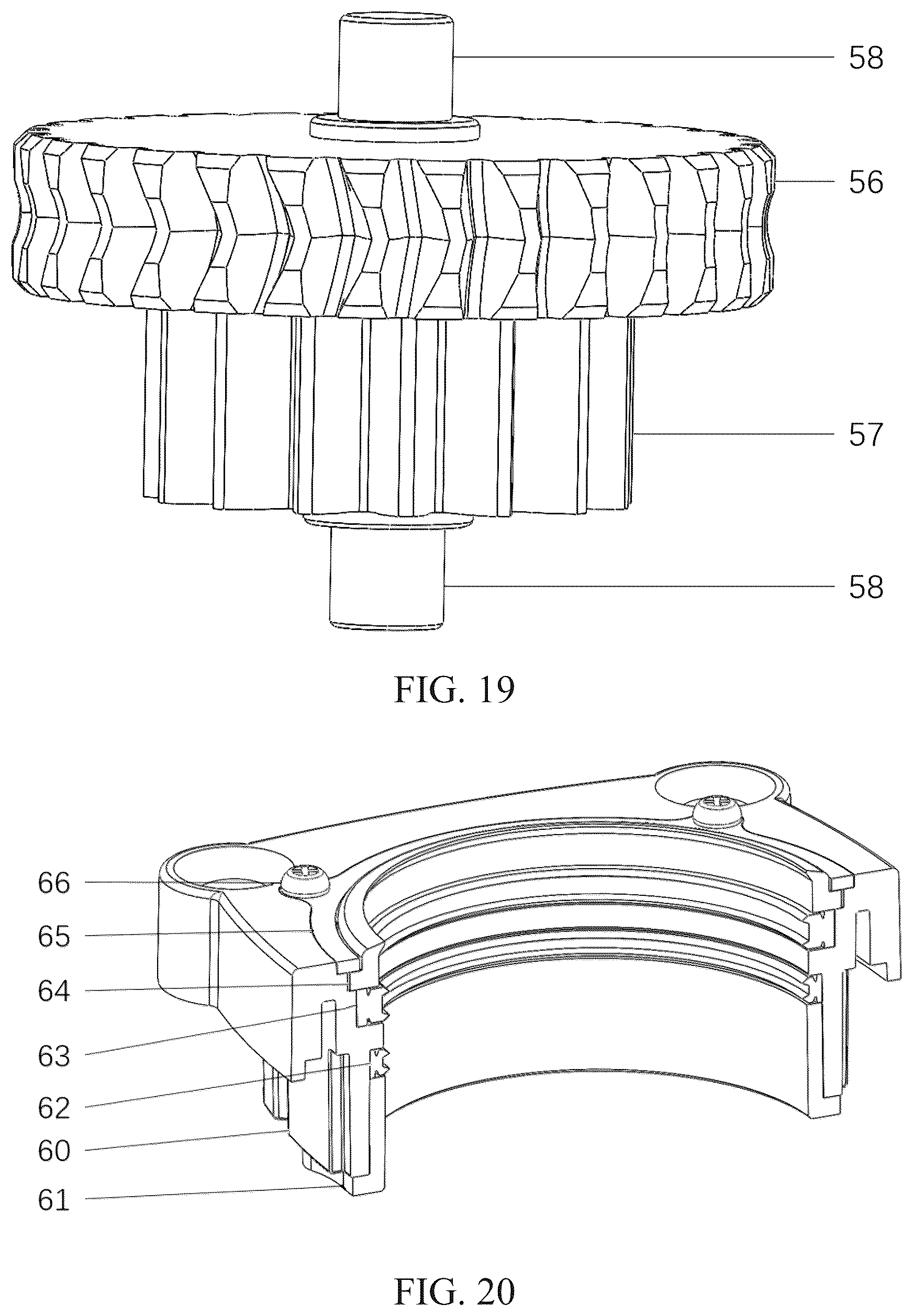 Patent US12305440 Figure 11 – Single motor-driven double push rod electric vehicle tailgate system