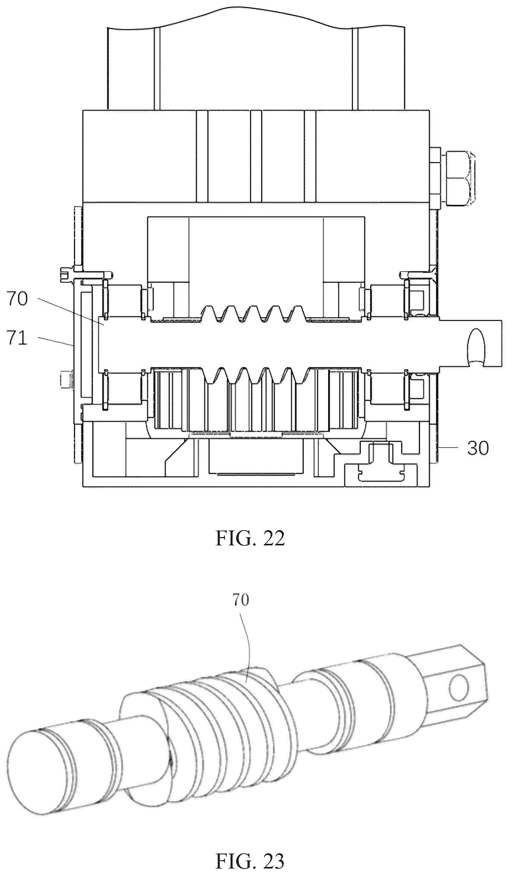 Patent US12305440 Figure 13 – Single motor-driven double push rod electric vehicle tailgate system