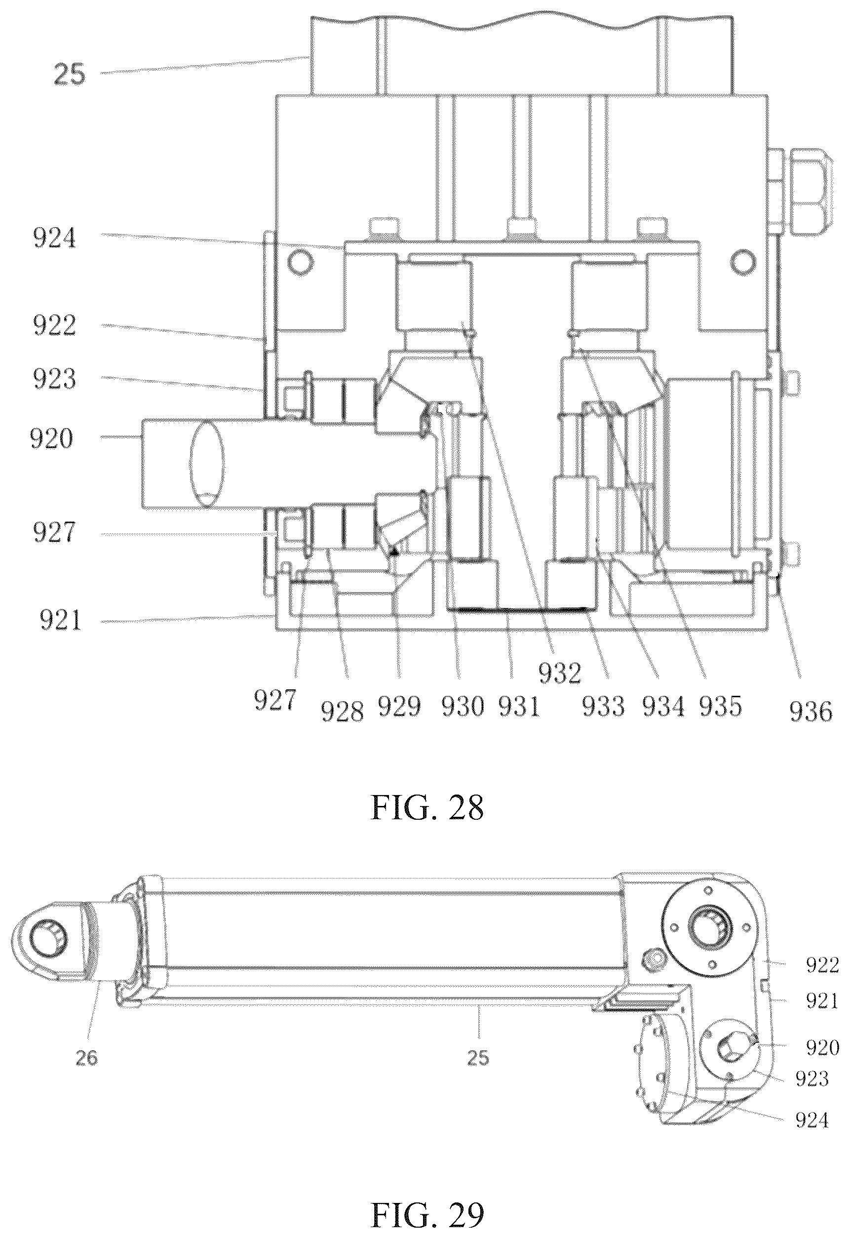 Patent US12305440 Figure 17 – Single motor-driven double push rod electric vehicle tailgate system